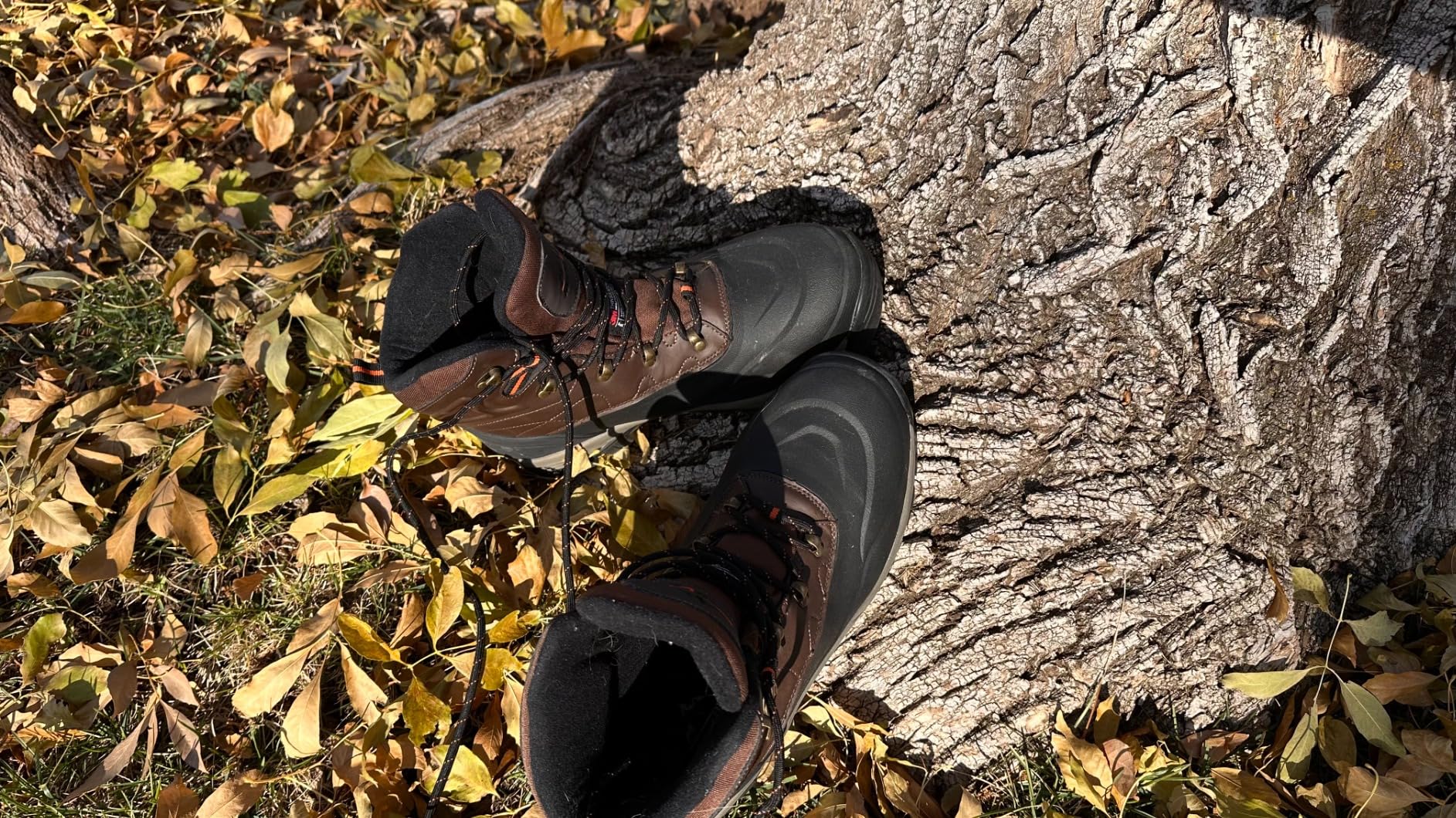Men's Waterproof Hiking Winter Snow Boots customer photo 1