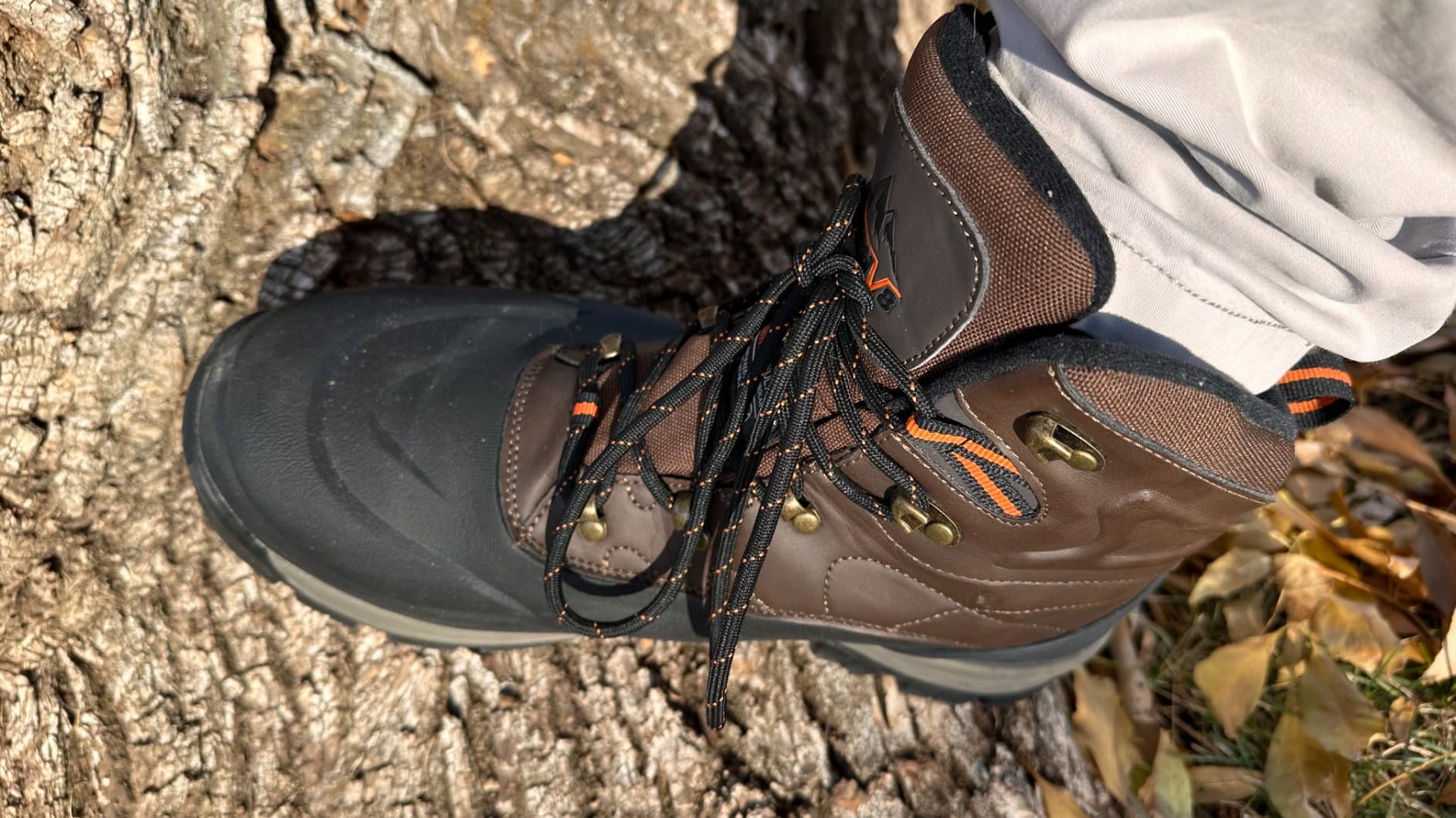 Men's Waterproof Hiking Winter Snow Boots customer photo 2