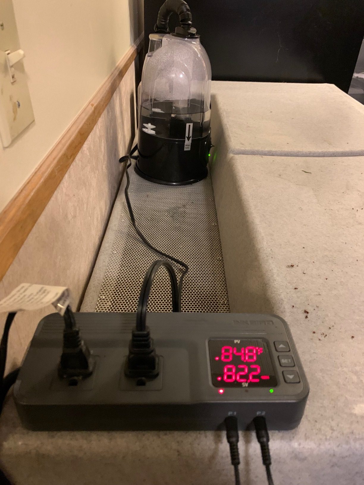 Inkbird Temperature and Humidity Controller ITC-608T Pre-Wired Dual Stage Thermostat customer photo 2