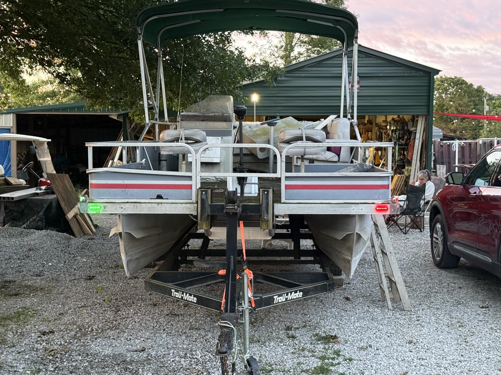 Shangyuan Boat Navigation Lights, 2PCS Red and Green LED Bow Lights for Boat, Kayak, Jon Boat customer photo 1