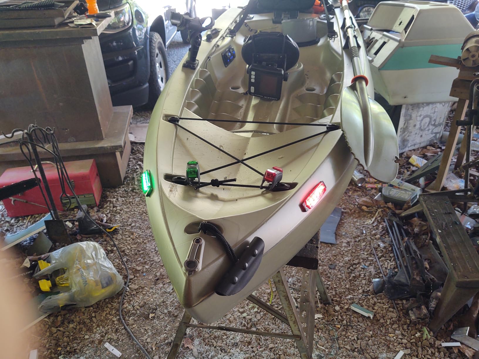 Shangyuan Boat Navigation Lights, 2PCS Red and Green LED Bow Lights for Boat, Kayak, Jon Boat customer photo 2