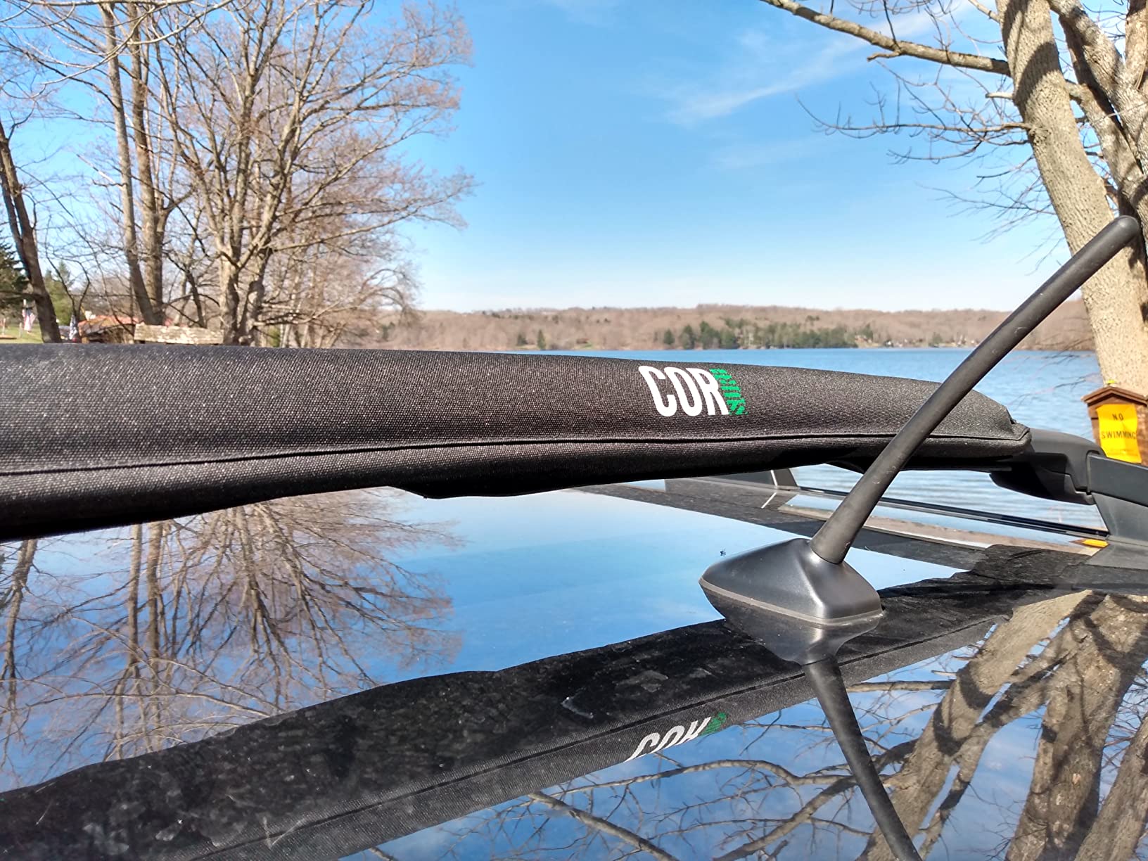 COR Surf Aero Car Roof Rack Pads for Surfboard, Kayak, SUP, Snowboard, Paddleboard and Canoe for Large and Flat Style Aero Bars customer photo 1