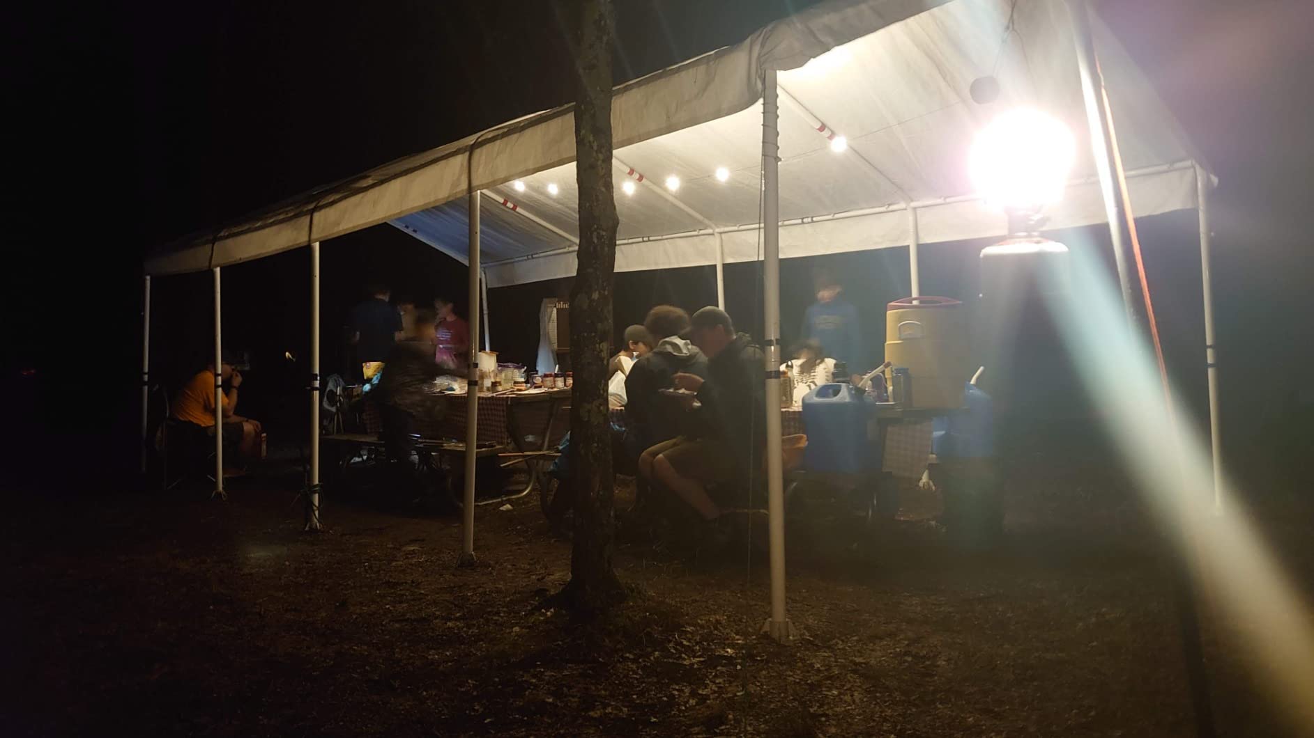 MPOWERD Luci Solar String Lights: Rechargeable via Solar and USB, Power Bank for Mobile Charging, 18’ or 44’, Waterproof, Lasts Up to 40 hrs, Up to 140 Lumens LEDs, Camping, Indoor/Outdoor Decorating customer photo 1