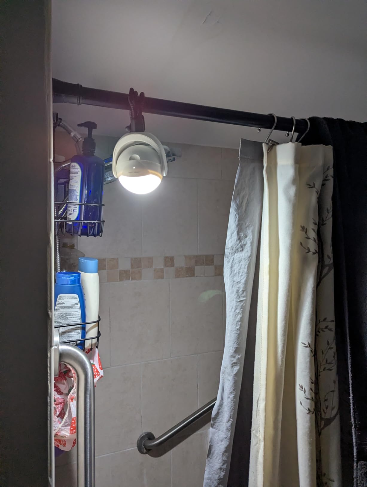 Lumenology Portable LED Motion Sensor Light Provides 148 Lumens with a 13 ft Detectable Range and Flexible Tripod Base with Magnetic Option - Indoor/Outdoor (White) customer photo 1