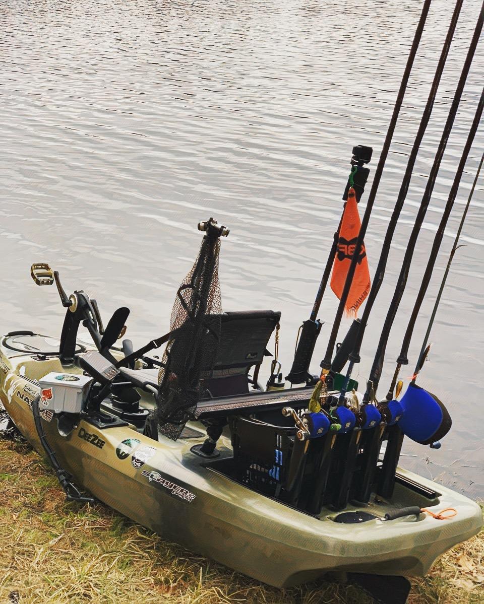 YakAttack AR Tube Rod Holder with LockNLoad Track Mount | Spinning & Casting Rod Compatible | Marine Grade Polymer | Fishing Kayak Track Mount Accessories | Made in the USA customer photo 1