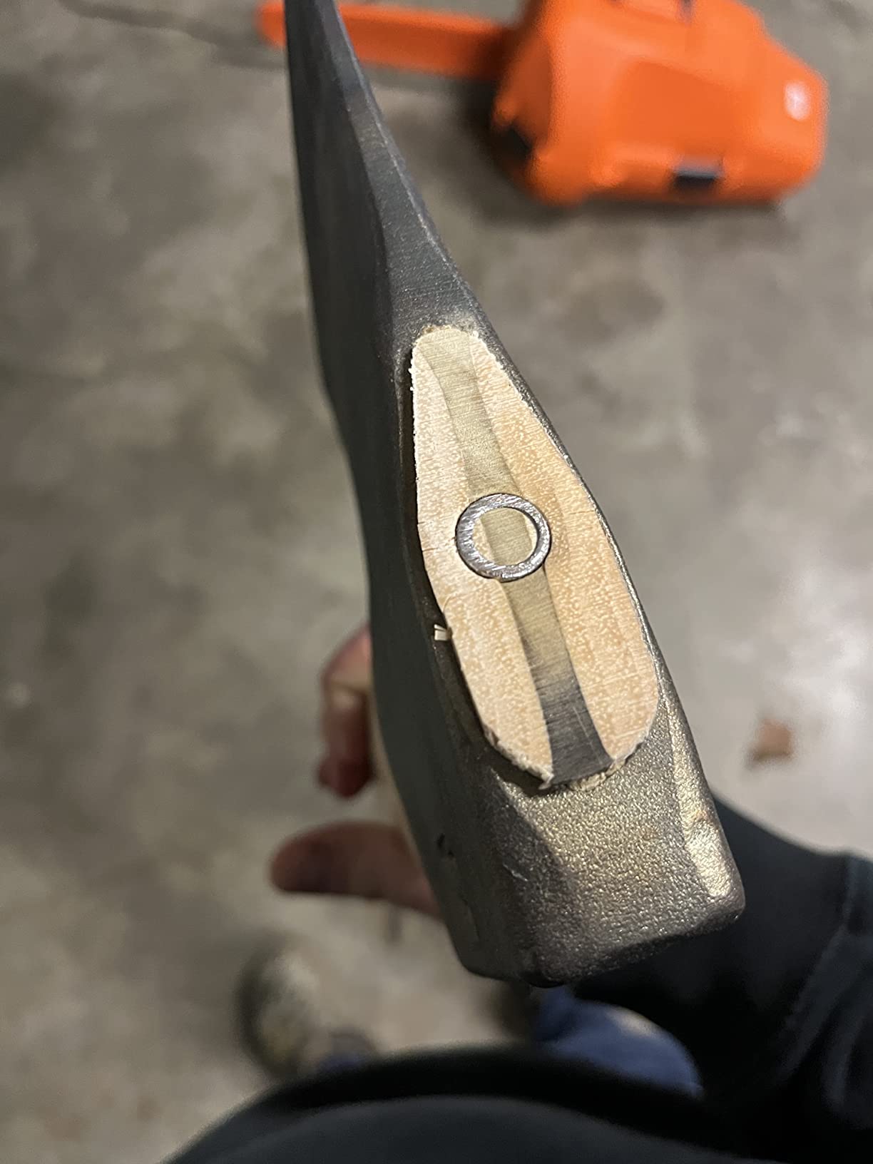 COUNCIL TOOL 3.5 lb Jersey Axe, Efficient Felling Performance, Tree Felling | USA Made, Full-Sized Felling Performance, Forged Steel Head, Traditional Jersey Pattern, Strong American Hickory Handle customer photo 1