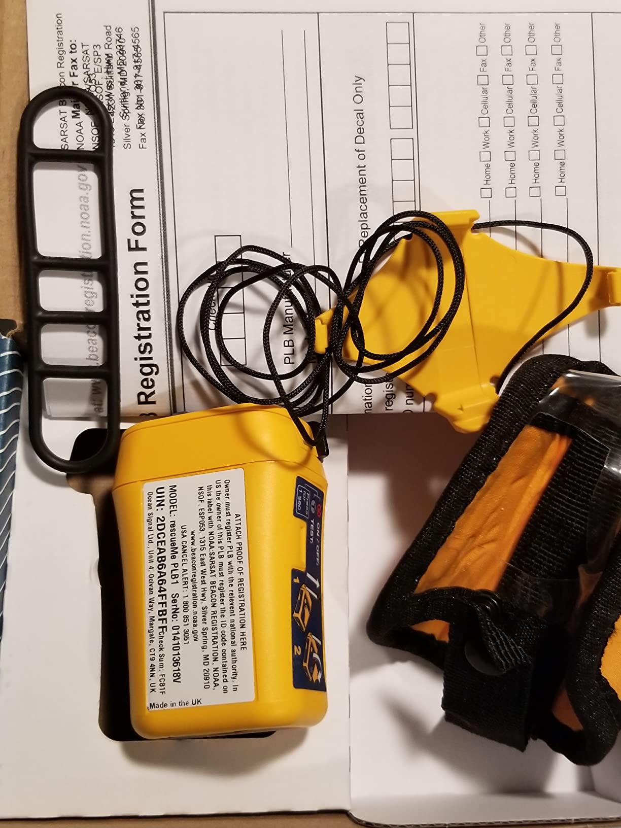 rescueME PLB1 Personal Locator Beacon - Compact Emergency Distress Beacon with 7-Year Battery Life, 24+ Hours of Operation & Lifejacket Attachment customer photo 2