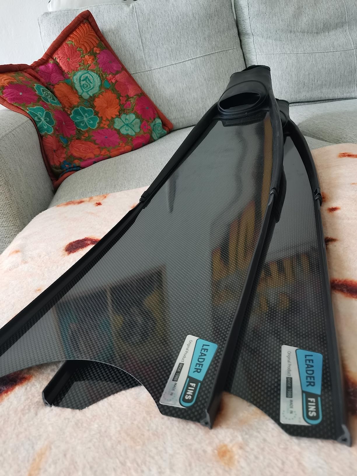 Pure Carbon Fiber Freediving and Spearfishing Fins customer photo 2
