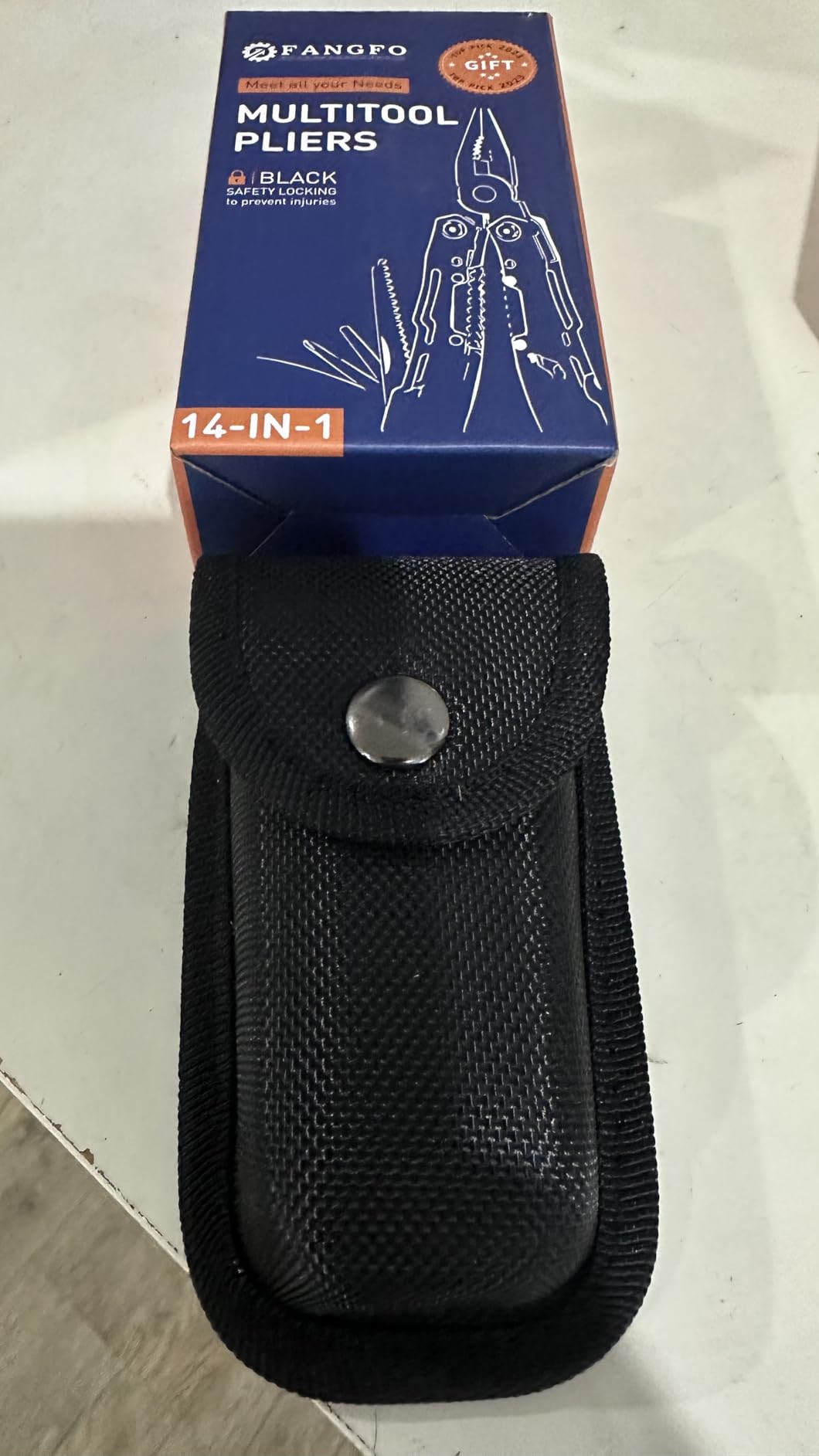 14-In-1 Multitool with Safety Locking, Professional Stainless Steel Multitool Pliers Pocket Knife, Bottle Opener, Screwdriver with Nylon Sheath customer photo 2
