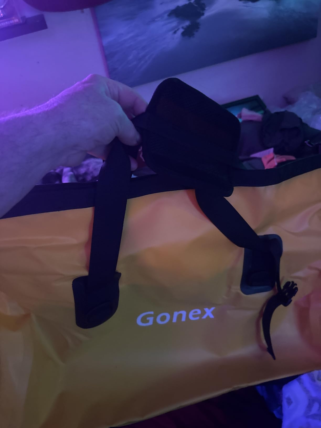 Gonex Extra Large Waterproof Dry Duffel Bag, Roll-Top PVC Gear Bag | Waterproof PVC, Roll-Top Closure, Wet Pocket, Shoulder & Hand Carry, Kayaking, Paddleboarding, Travel customer photo 1