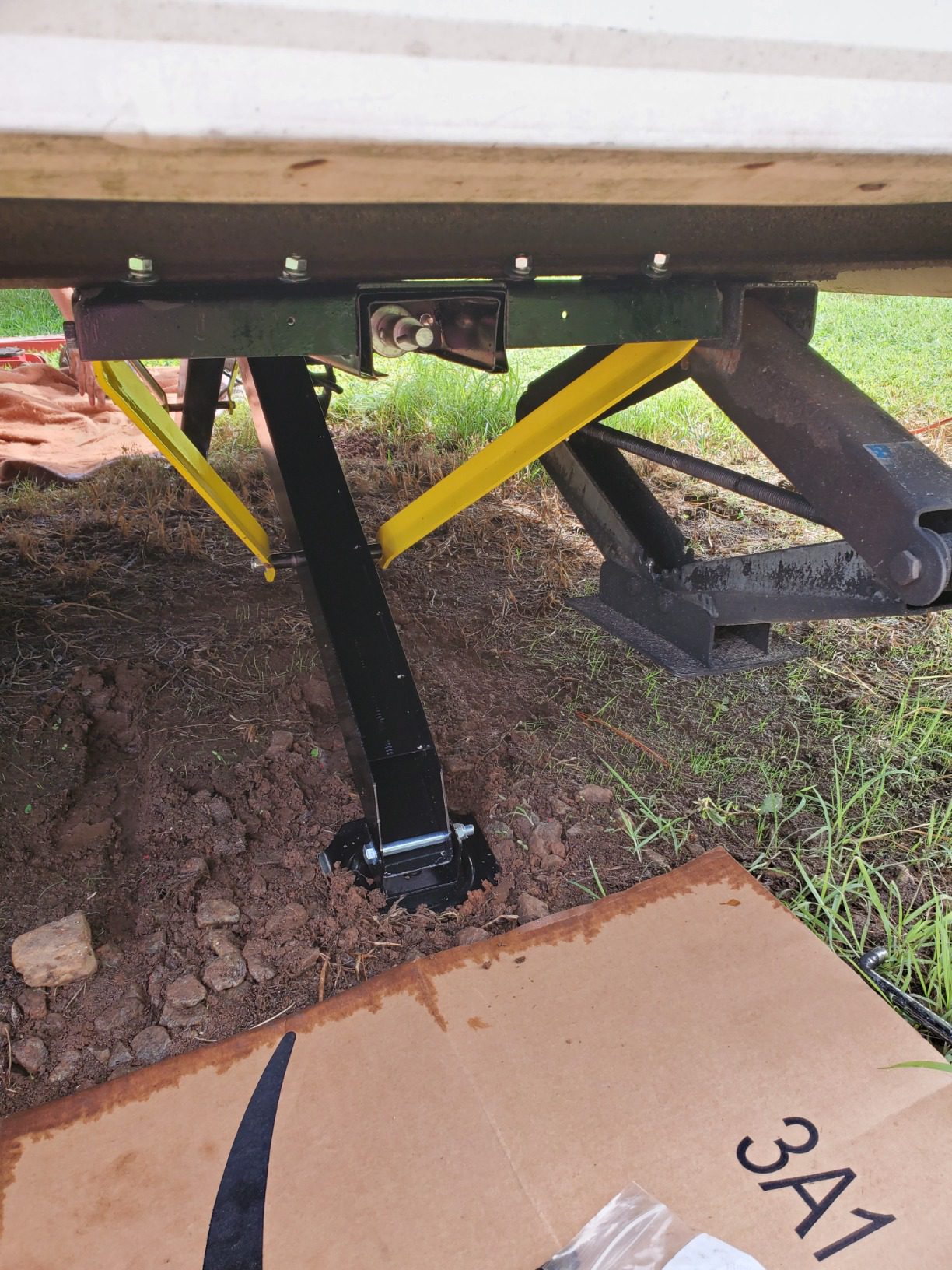 Lippert PSX1 High-Speed RV Power Stabilizer, No Switch, 337199 | Auto Terrain Adjustment, Front or Rear Mounting, Heavy-Gauge Steel, Single-Motor Dual-Leg Control, 30