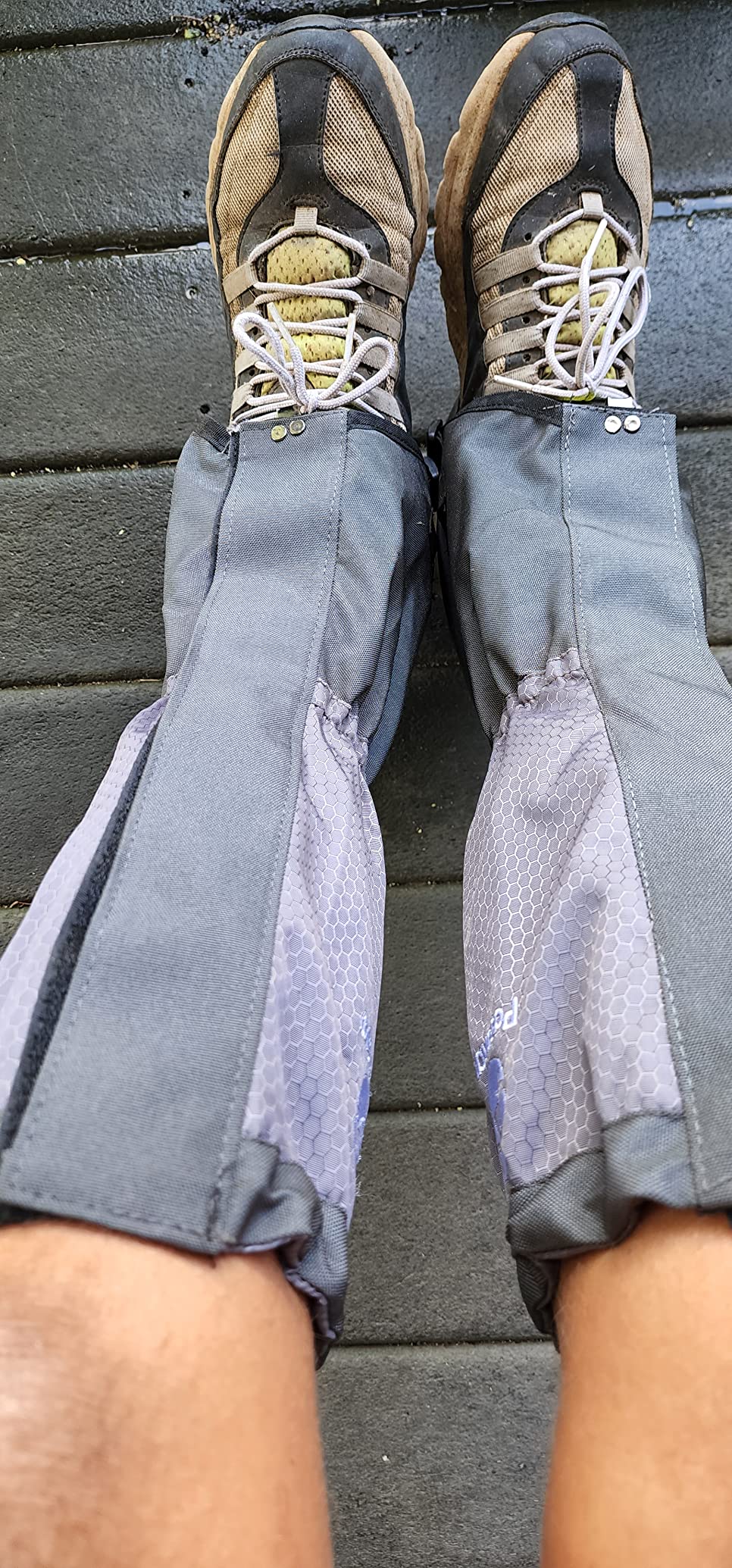 Leg Gaiters Waterproof and Adjustable Snow Boot Gaiters One Size for Hiking,Walking,Hunting,Backpacking and Outdoor Climbing for Men and Women customer photo 1