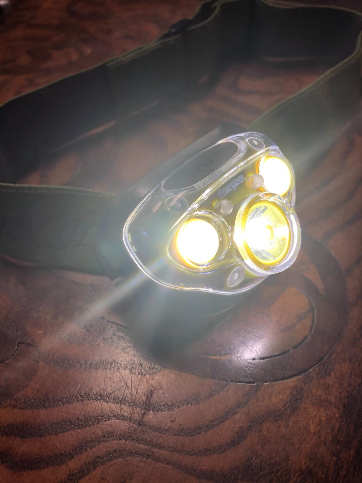 Energizer PRO-260 LED Headlamp, IPX4 Water Resistant Headlamps, High-Performance Head Light for Outdoors, Camping, Running, Storm, Survival LED Light for Emergencies (Batteries Included) customer photo 1