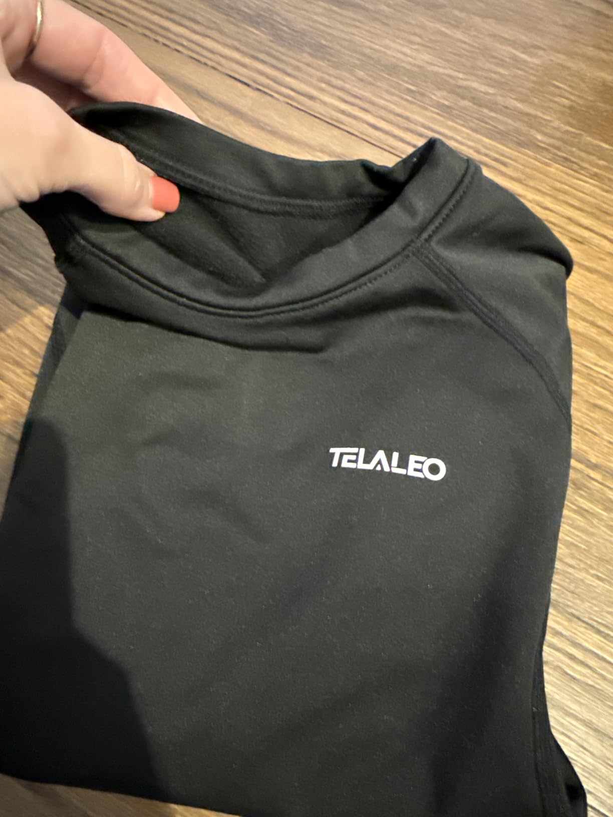 TELALEO Boys Thermal Set Fleece Lined Youth Compression Shirt Pants | Fleece lined thermal underwear for kids; youth athletic baselayer set for football, long johns and cold weather leggings customer photo 1