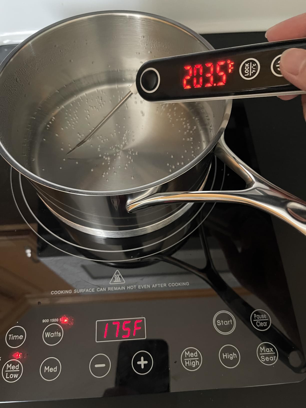 Nuwave Pro Chef Induction Cooktop, NSF-Certified, Commercial-Grade | Portable, Powerful 1800W, Large 8