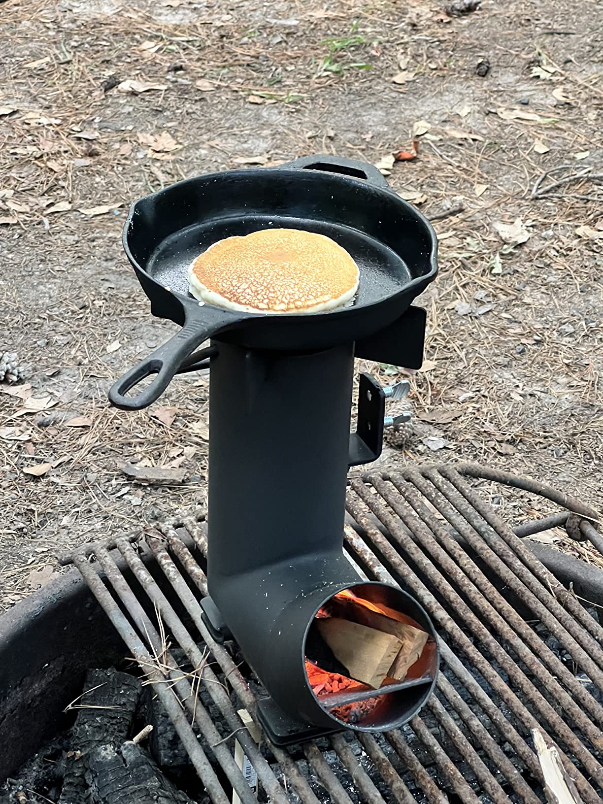 Camping Rocket Stove by StarBlue with FREE Carrying Bag - A Portable Wood Burning Camping Stove with Large Chamber Best for Outdoor Cooking, Camping, Picnic, BBQ, Hunting, Fishing customer photo 2