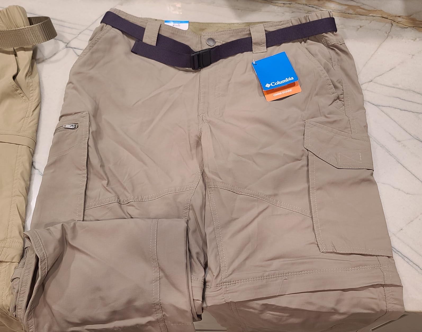 FREE SOLDIER Men's Outdoor Convertible Hiking Pants with Belt Lightweight Quick Dry Tactical Cargo Pants Nylon Spandex customer photo 2