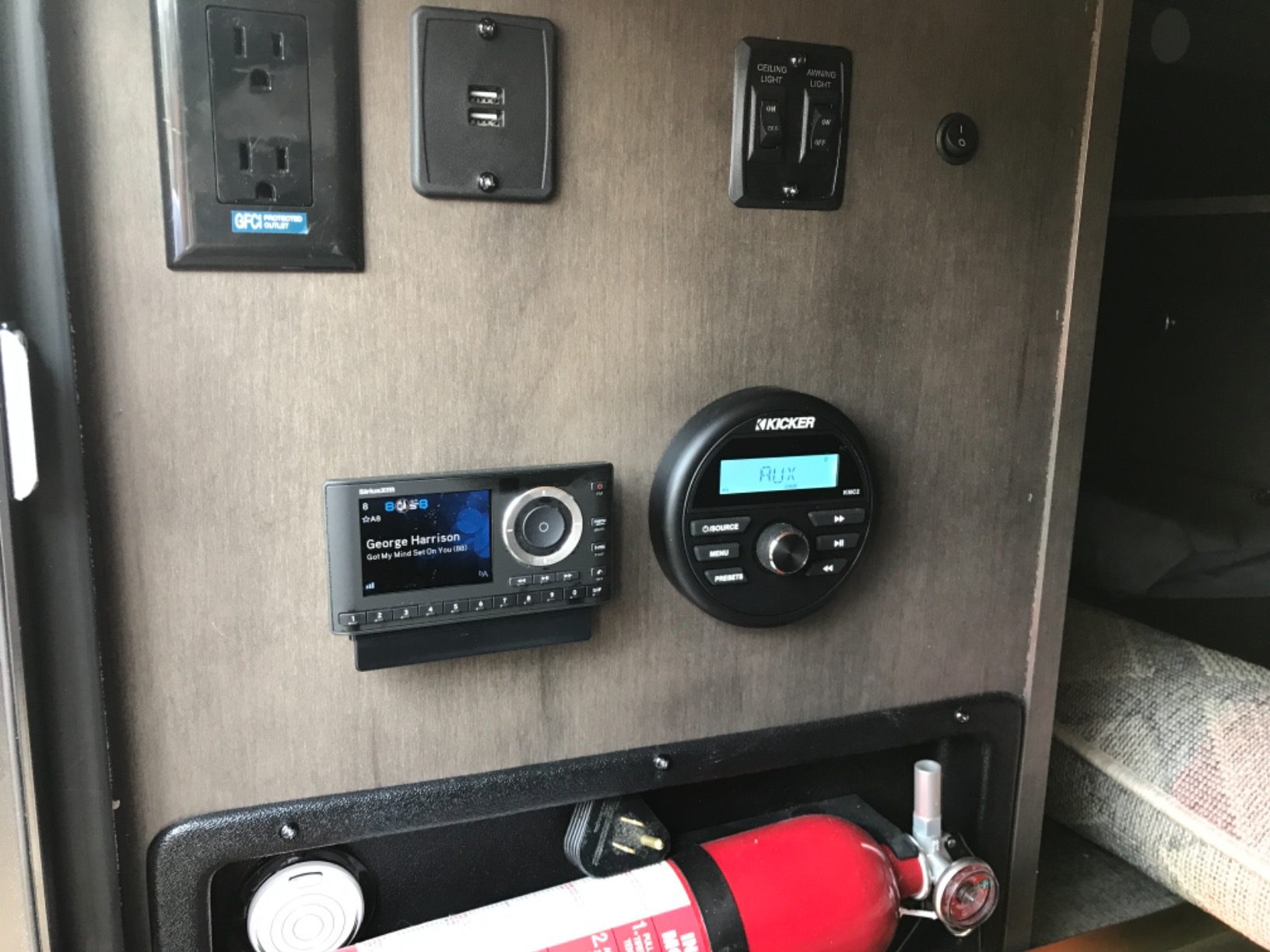 Kicker 46KMC2 Weather-Resistant Gauge-Style Media Center with Bluetooth | Boat media center for open helms, wireless audio streaming, waterproof round dash mount, compact receiver for watercraft customer photo 1