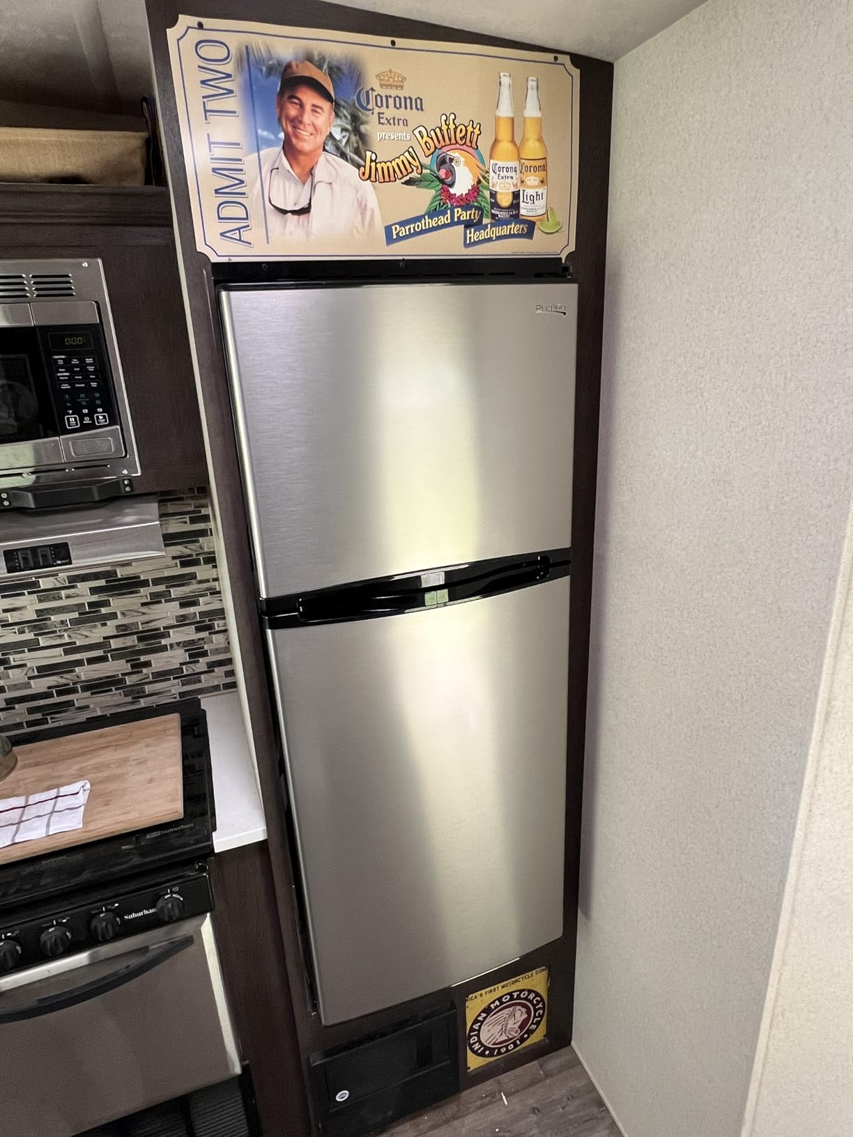 RecPro 10 Cu Ft 12V RV Refrigerator | Black | Frost-Free | Double Door customer photo 1