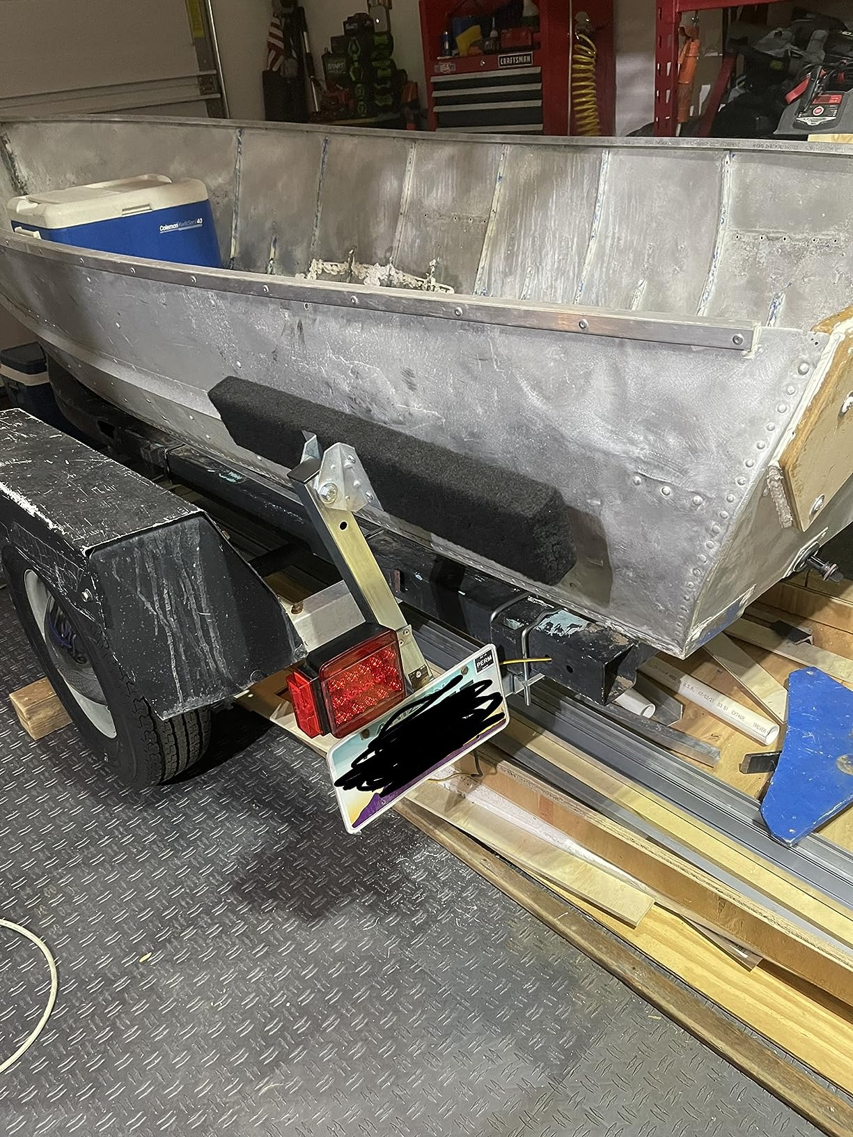 ECOTRIC Boat Trailer Guide 2 Foot Bunk Board Guide-On Rails Galvanized | Steel with Marine Grade Carpet Kit 75 Degree customer photo 2
