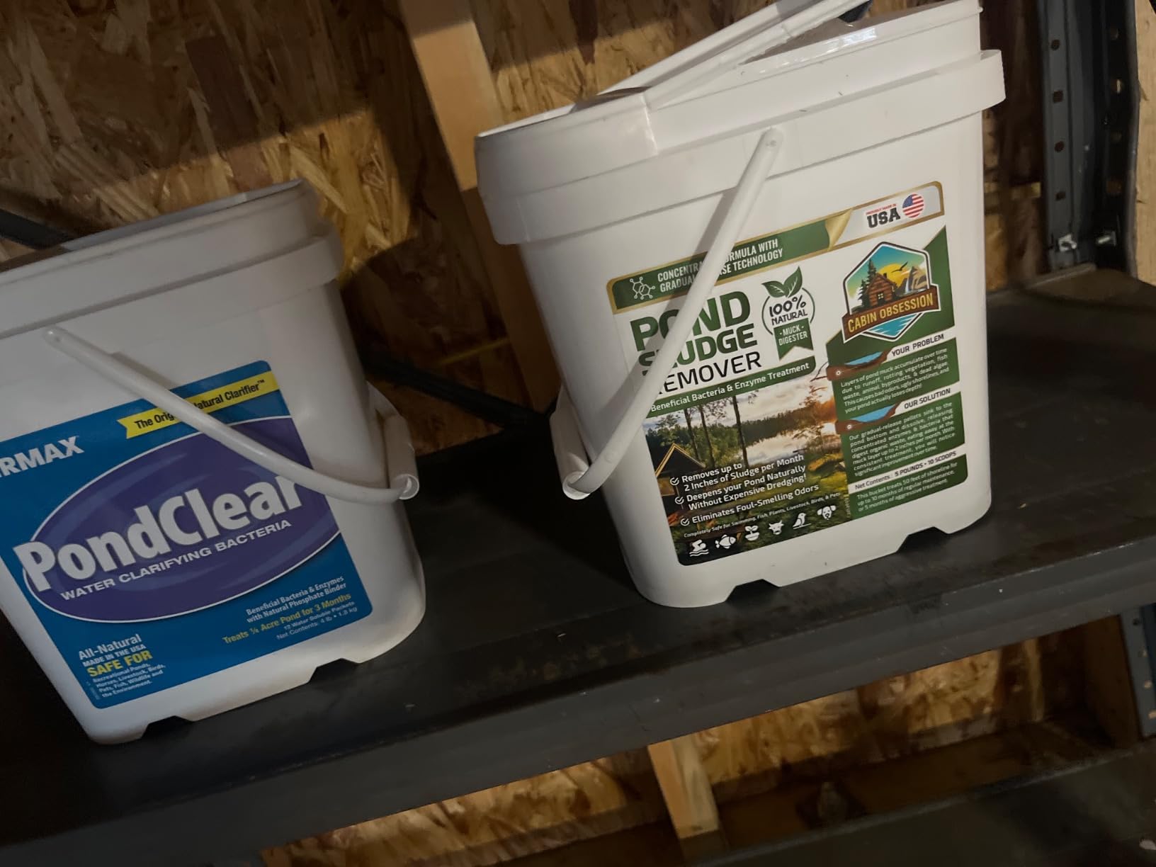 Pond Sludge Remover - 5 Pounds Beneficial Pond Bacteria & Enzyme Treatment - 100% Natural Muck Digester - Safe for All Aquatic Life and Recreation - Made in The USA customer photo 1