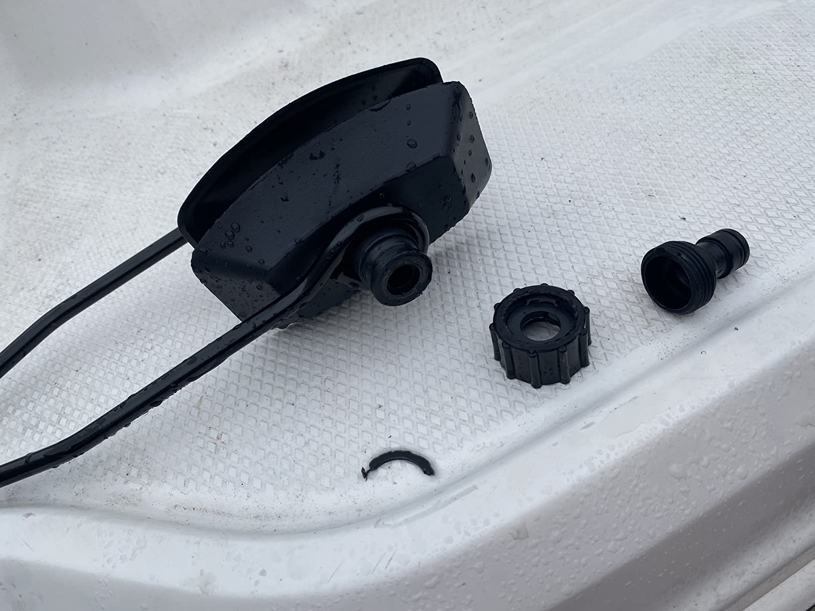 ISURE MARINE Universal Rectangular Outboard Motor Water Flusher Boat Ear Muff Engine Flusher for Marine Boat customer photo 1