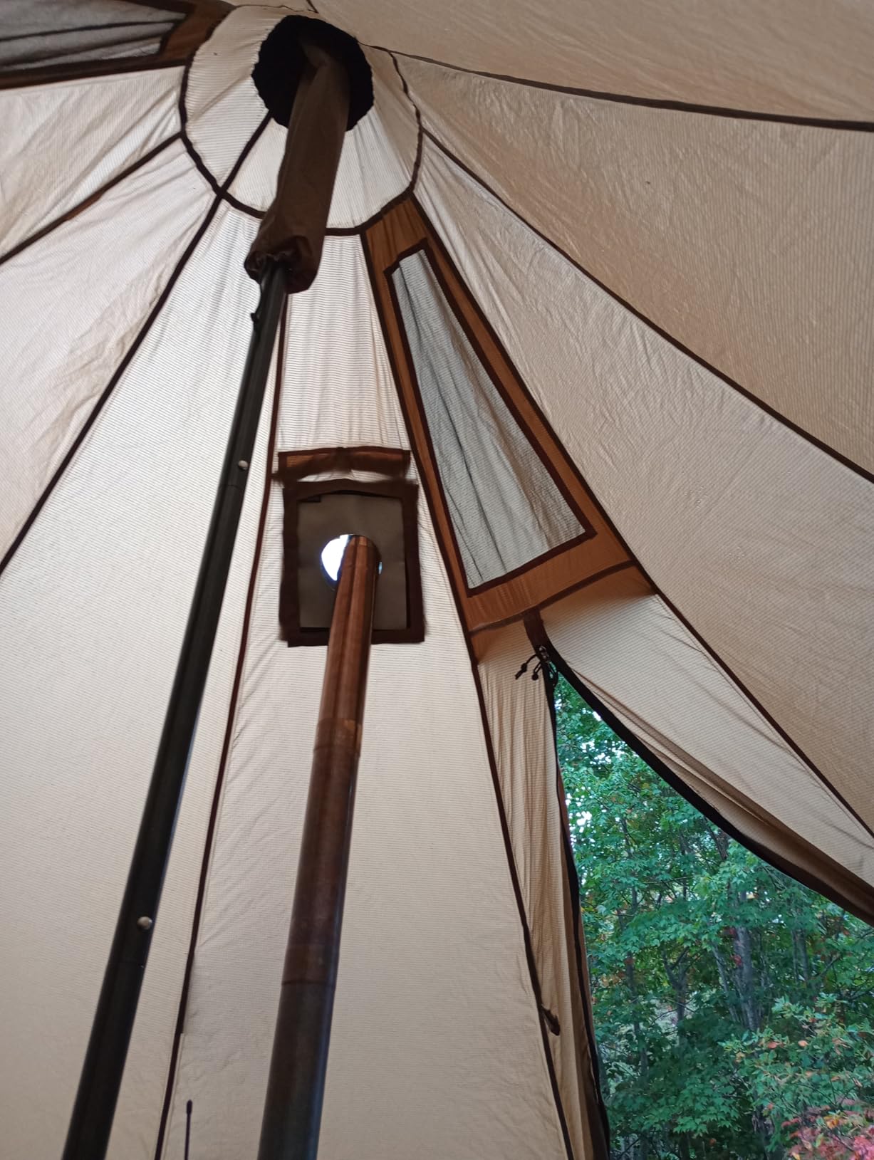 OneTigris Tiger Roar Tent Stove, Portable Wood Burning for Winter Camping Hunting and Outdoor Cooking, Pipes Included customer photo 2