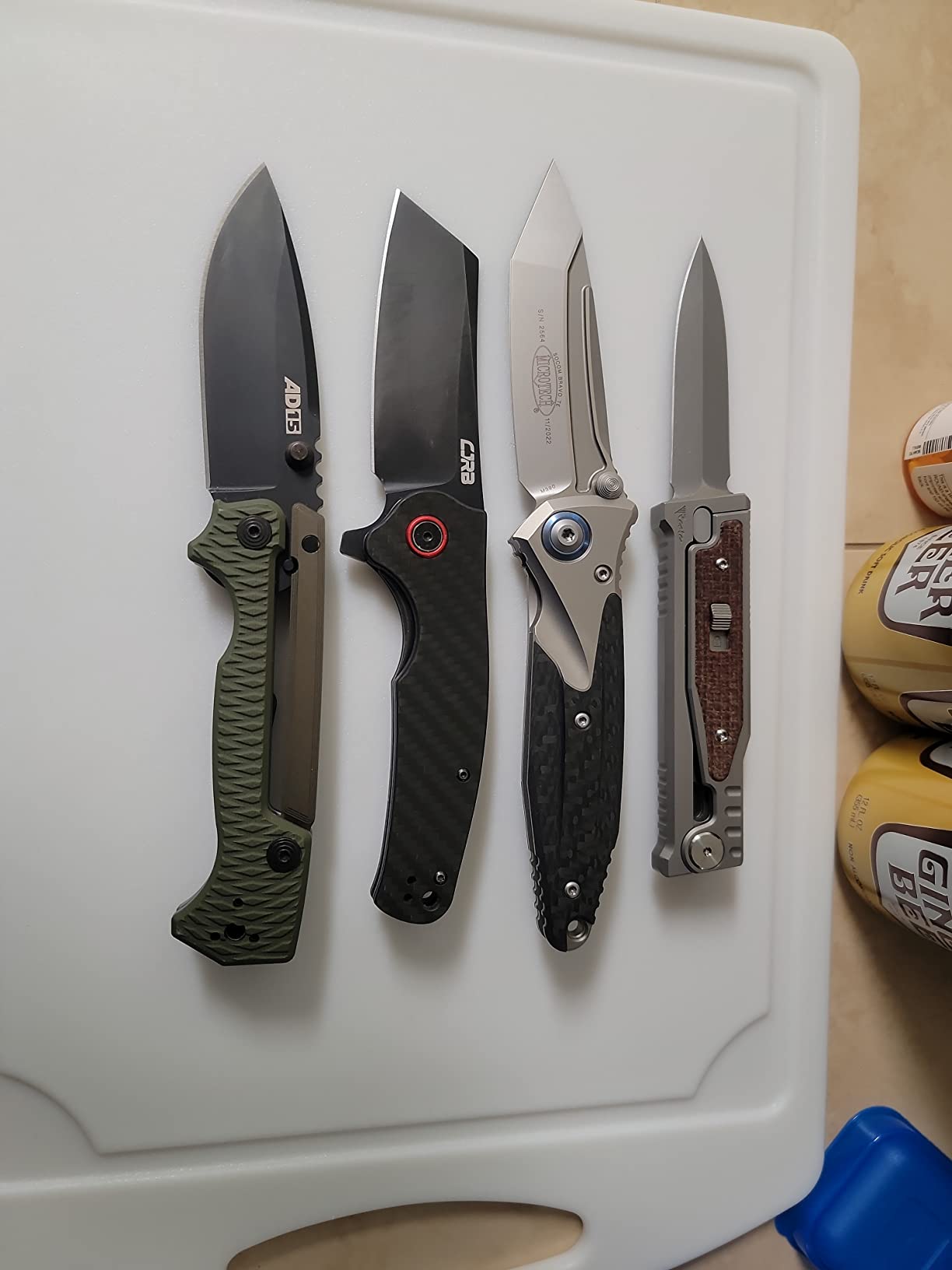 CJRB Crag Folding Pocket Knife, 3.43