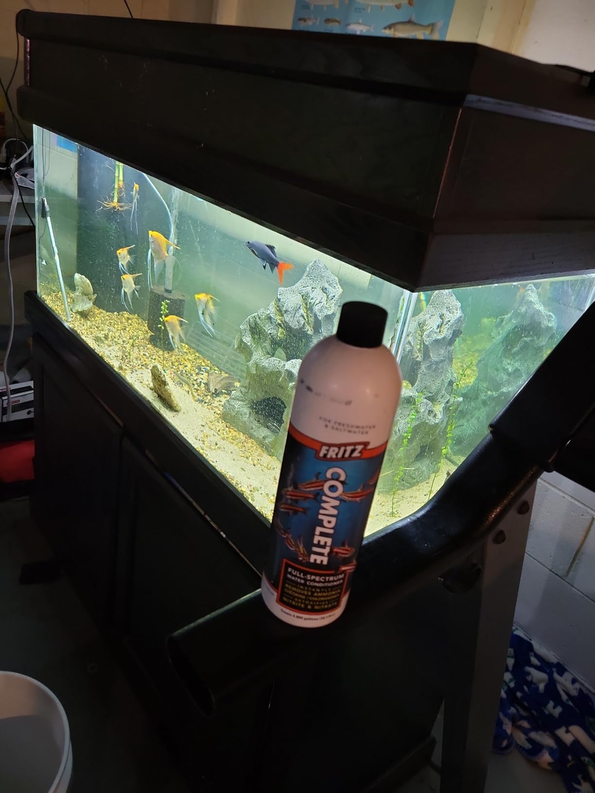 Fritz Aquatics Complete Water Conditioner/Dechlorinator for Fresh & Salt Water Aquariums (2-Ounce) customer photo 1