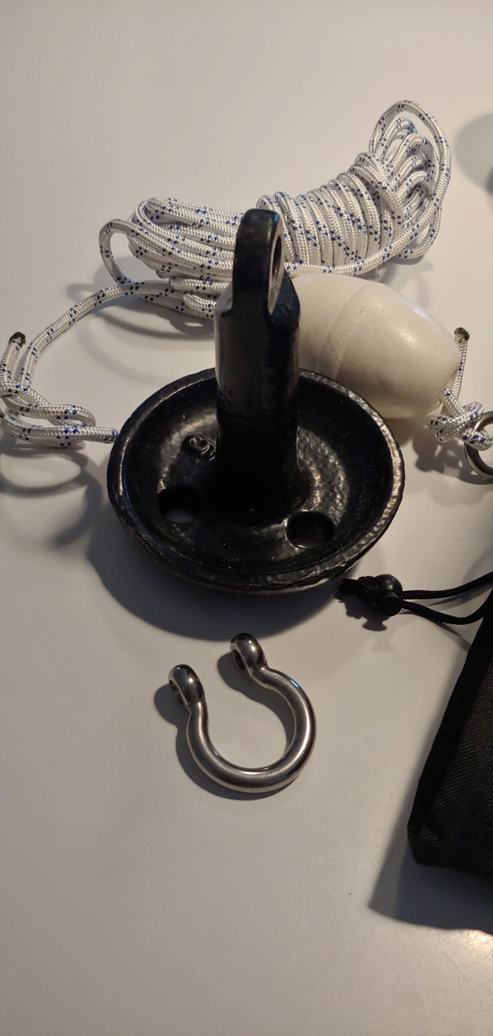 Newport Premium 5lb Mushroom Anchor Kit w/Bag, Rope, Buoy, & Stainless Hardware customer photo 2