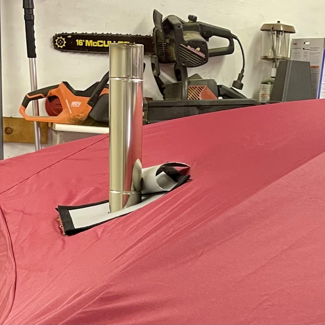 SoloWilder DIY Hot Tent Stove Jack with Rain Flap 9.4
