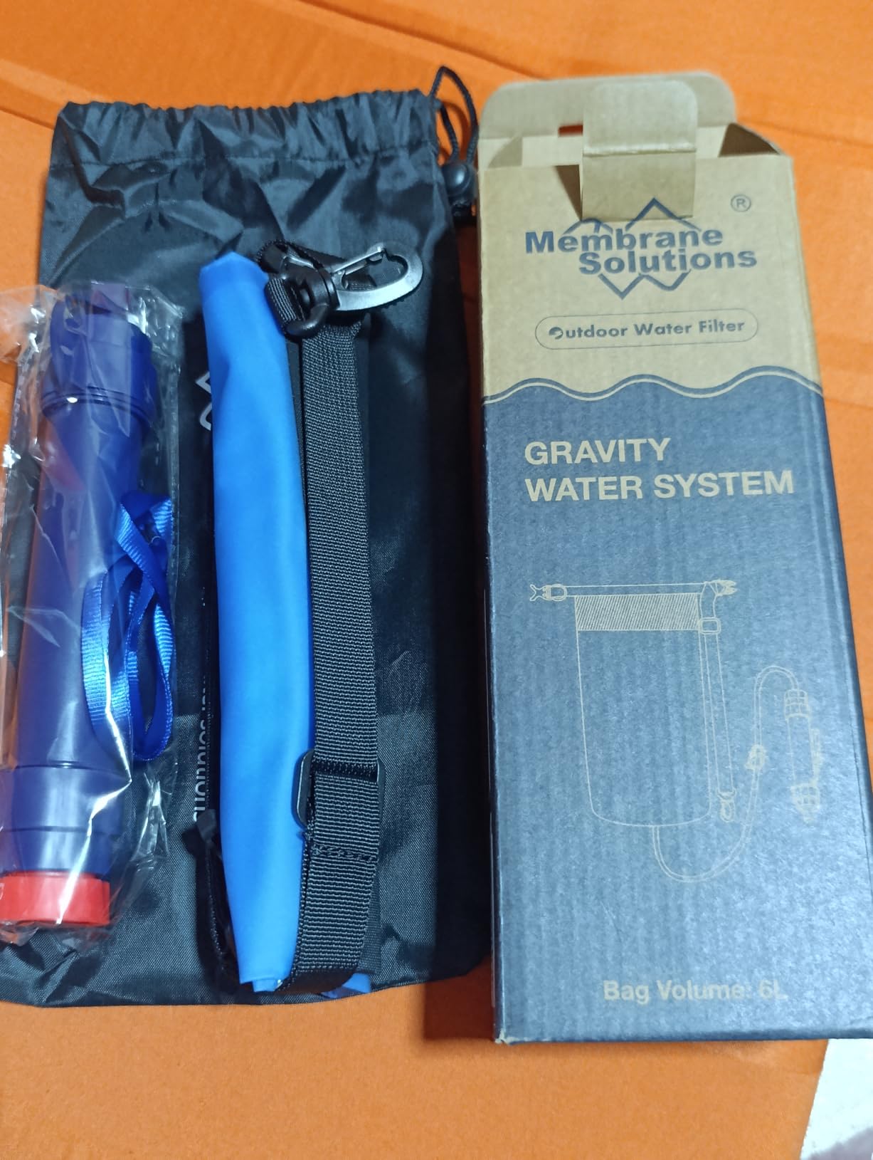 Membrane Solutions 6L Gravity Water Filter Pro for Group Camping customer photo 2