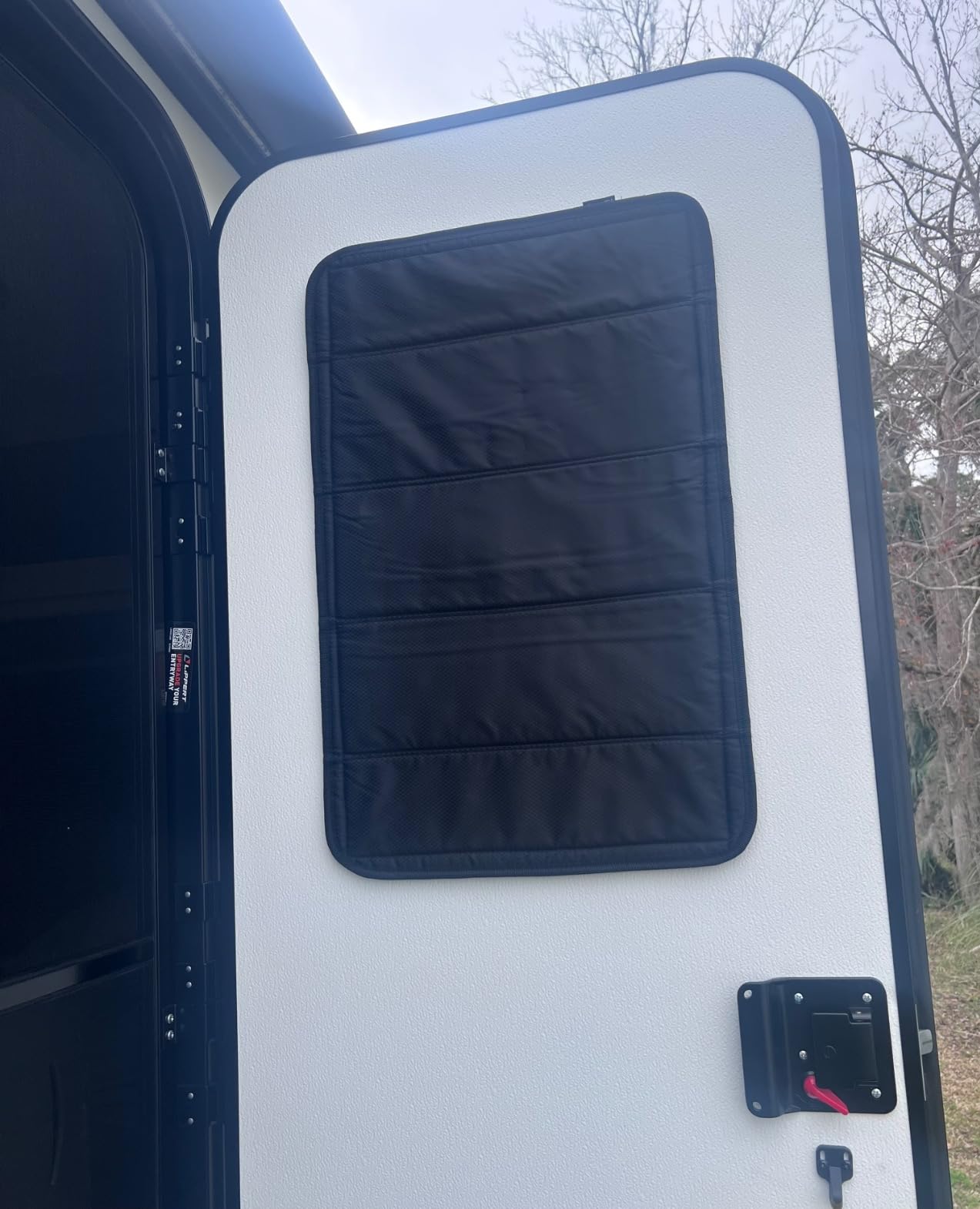 BougeRV RV Door Window Shade Cover, Foldable Sunshade Blackout, 25