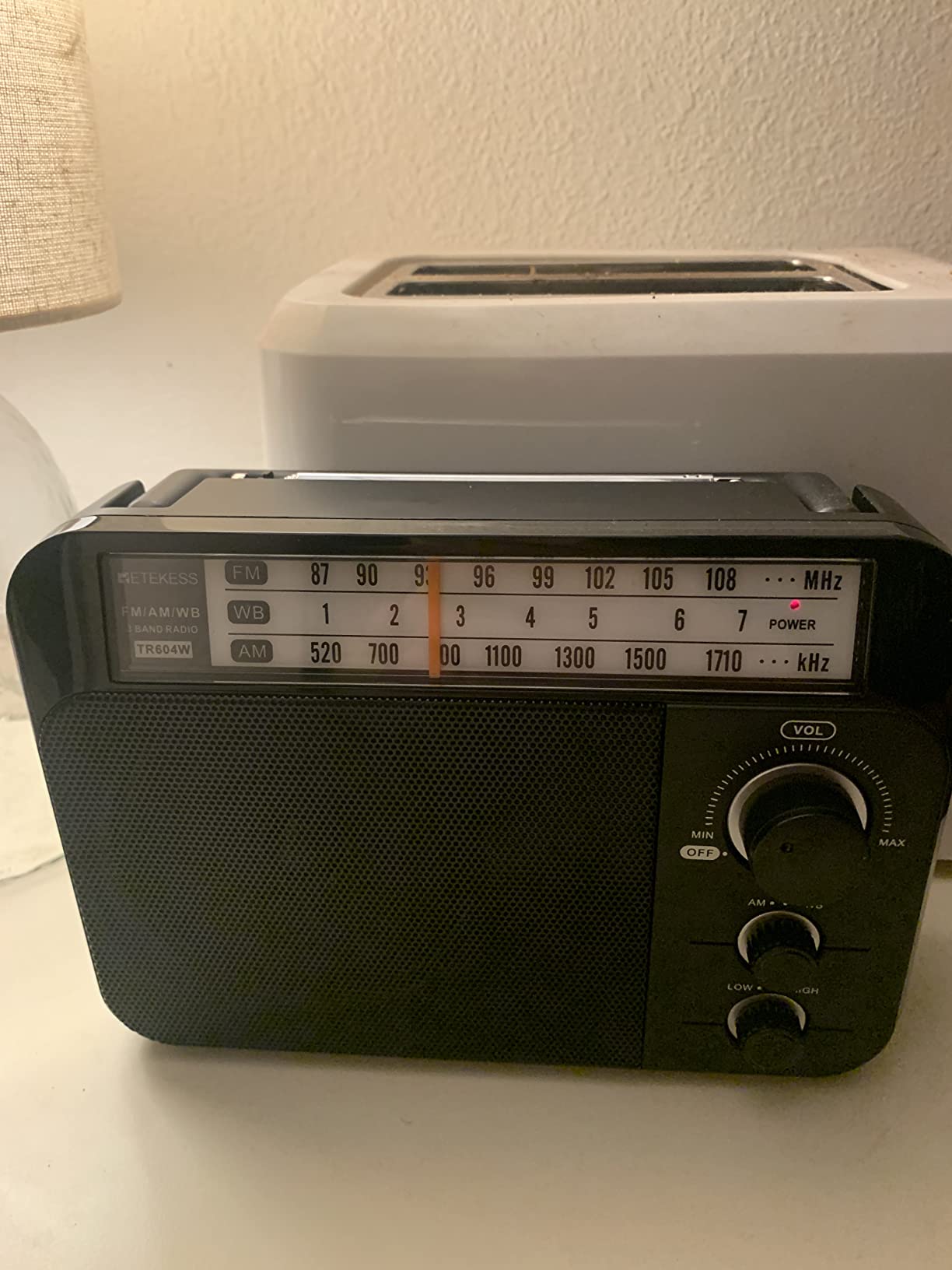 Retekess TR604W AM FM NOAA Radio, Portable Emergency Weather Radios | for Home, Best Reception, AC or D Battery Powered, Clear Dial, Large Knob customer photo 1