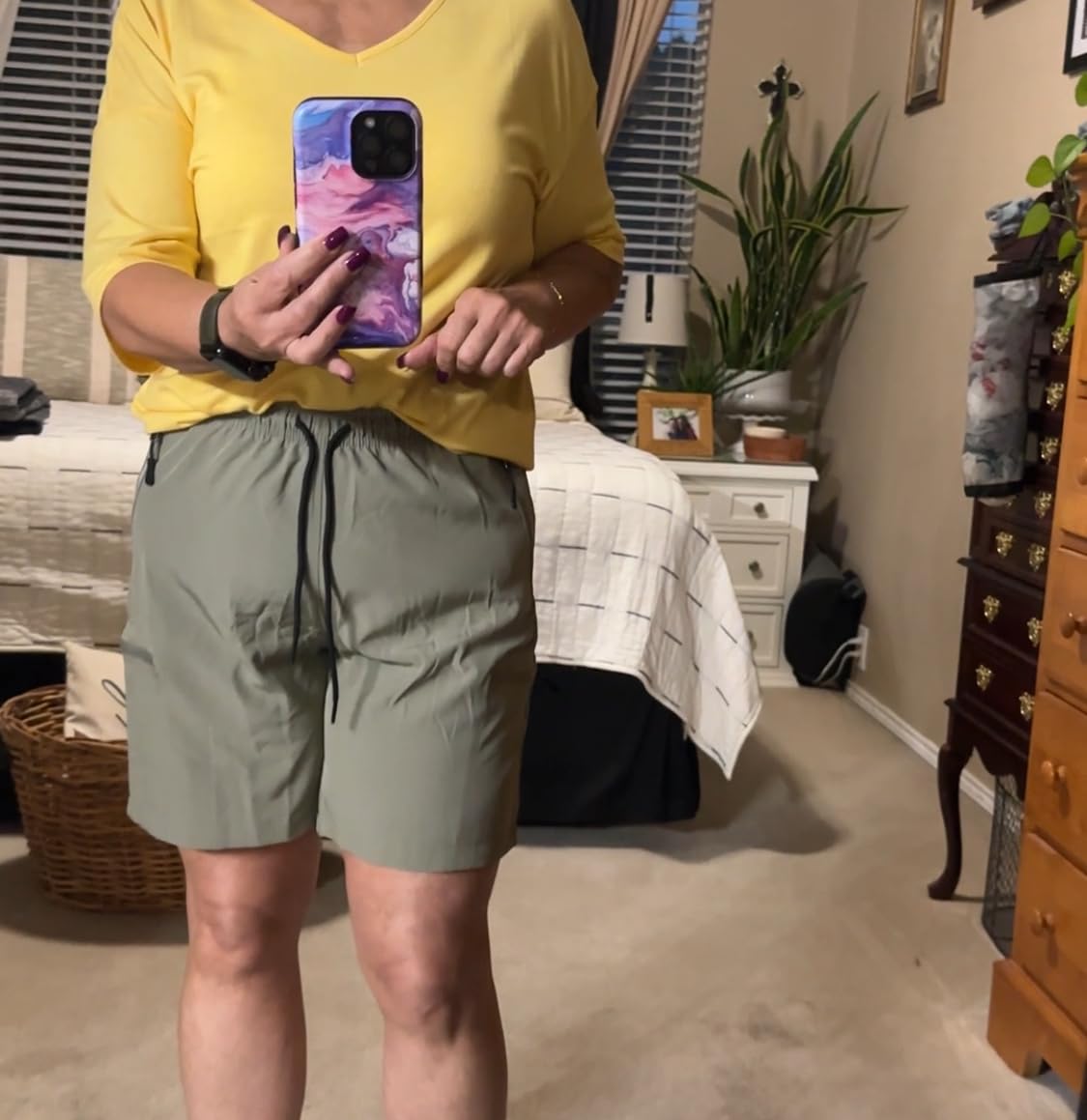 Women's 5''/ 7''/9'' Hiking Cargo Shorts Quick Dry Lightweight Summer Shorts for Women Athletic Golf Zipper Pockets customer photo 1