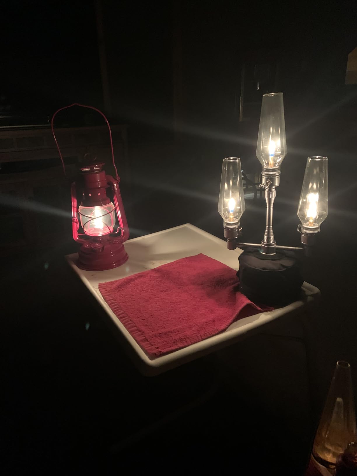 CAMPINGMOON Camping Gas Lantern with Wooden Lantern Case T-1 customer photo 1