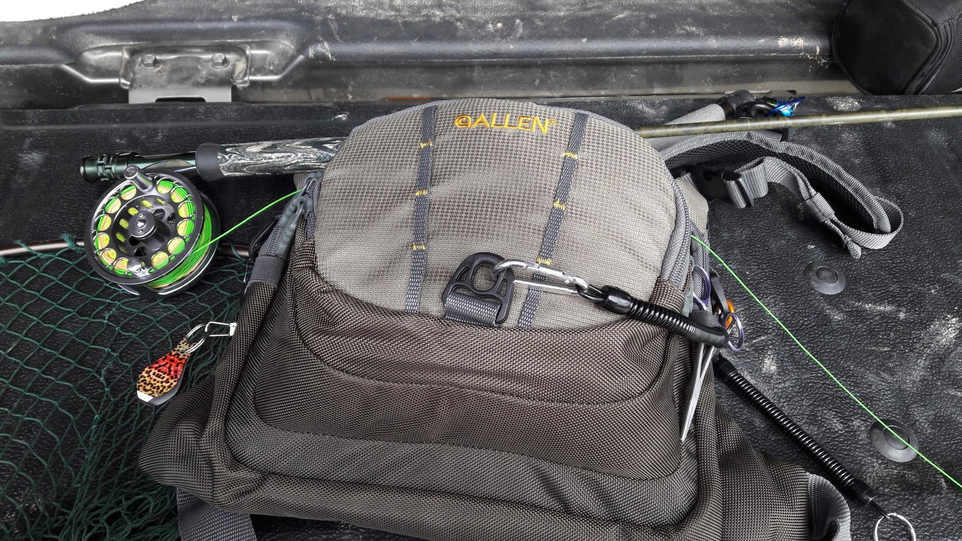 Allen Company Fall River Fly Fishing Chest Pack - Fits up to 6 Tackle/Fly Boxes and Other Accessories - Olive customer photo 1