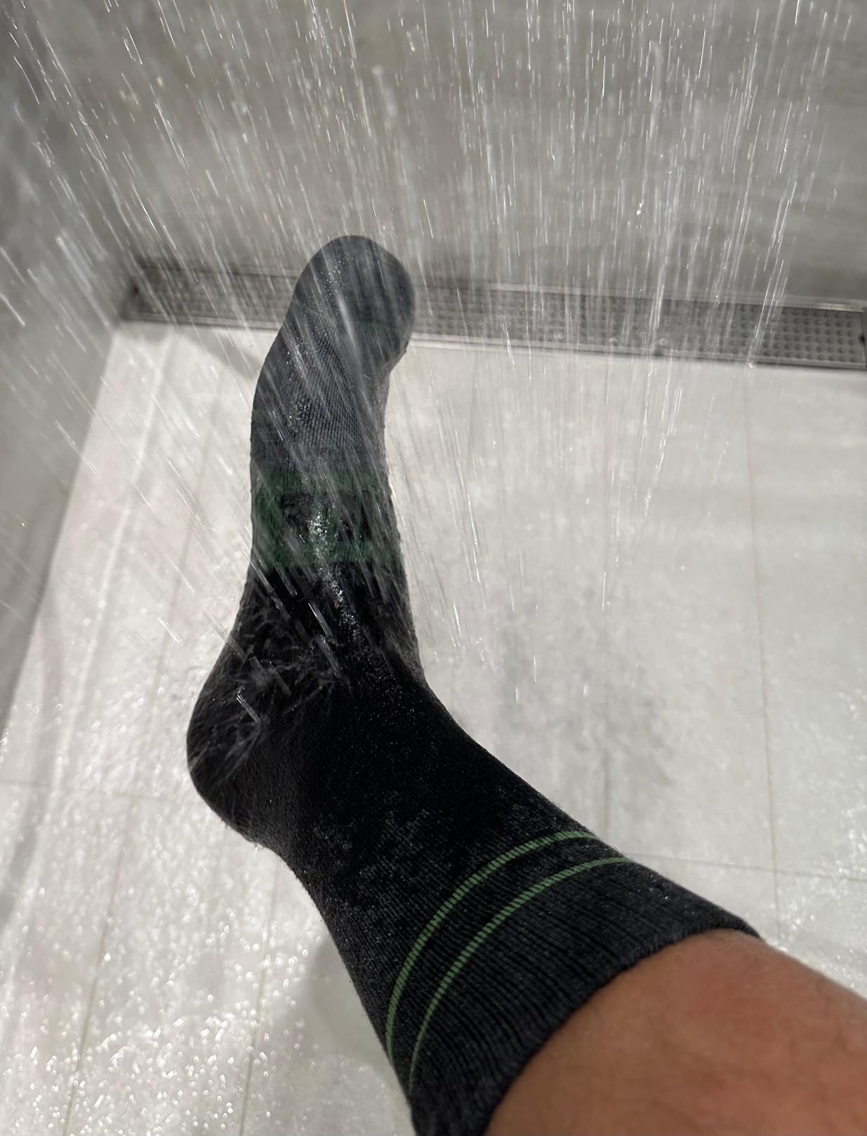 Mountain Waterproof Wool Socks, Warm Cushioned Crew for Hiking customer photo 2