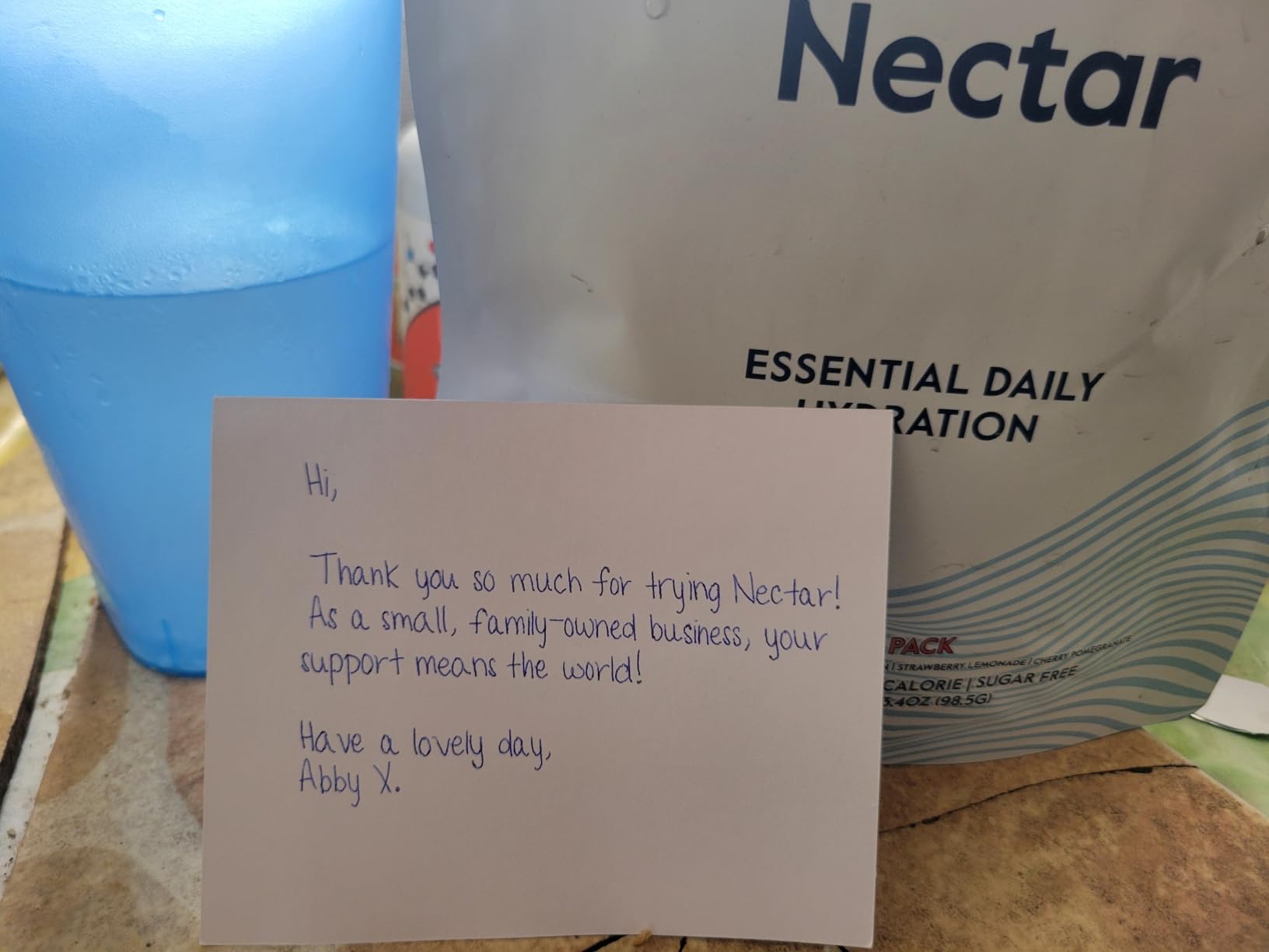 Nectar Hydration Packets - Electrolytes Powder Packets - Sugar Free & 0 Calorie - Organic Fruit Liquid Daily IV Electrolytes Powder (Variety 30 Pack) customer photo 1