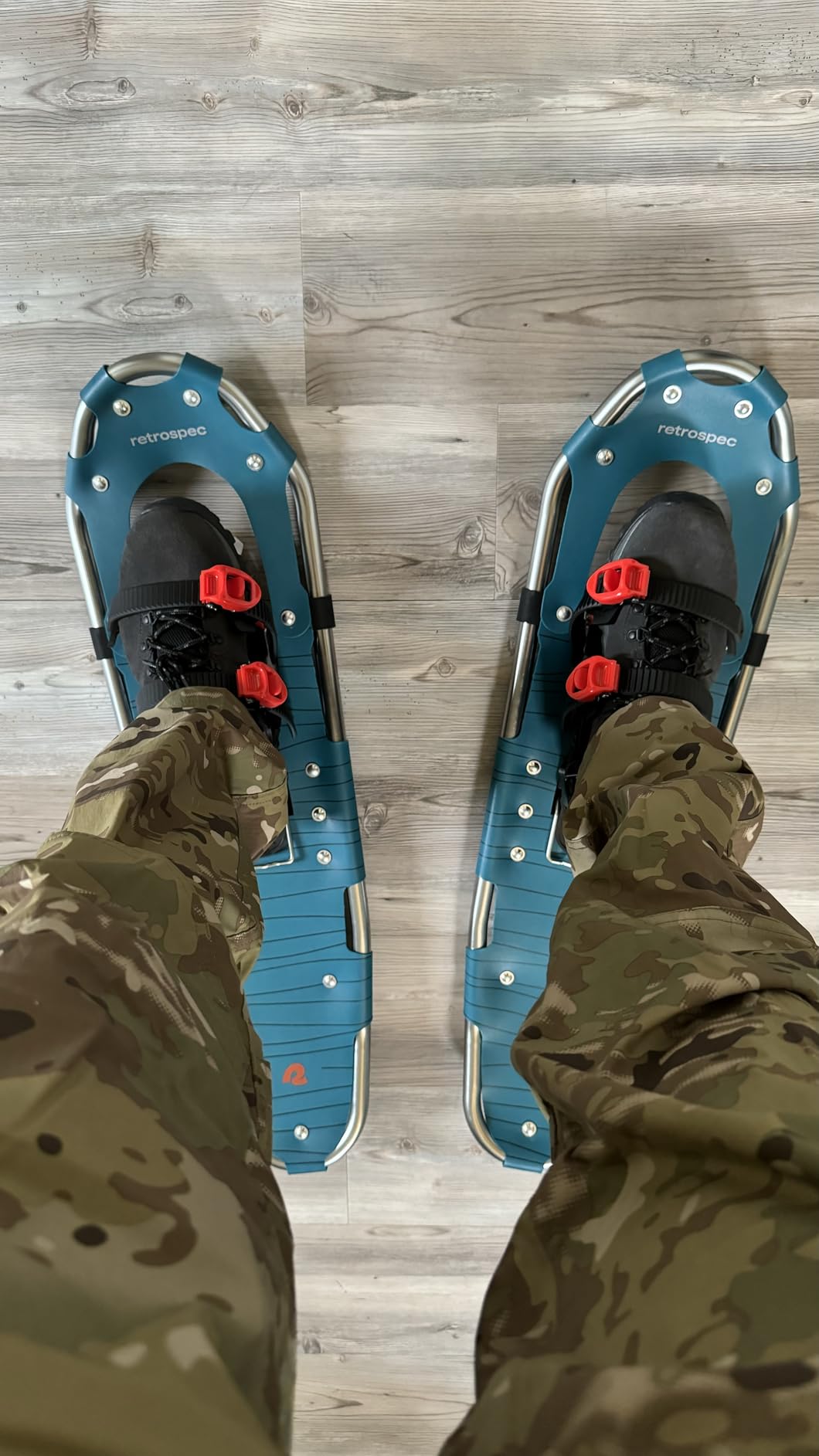 Retrospec Drifter Snowshoes for Women & Men - Lightweight Aluminum Frame Snow Shoes with Double Ratchet Binding System, Heel Lifts & Carry Bag customer photo 2