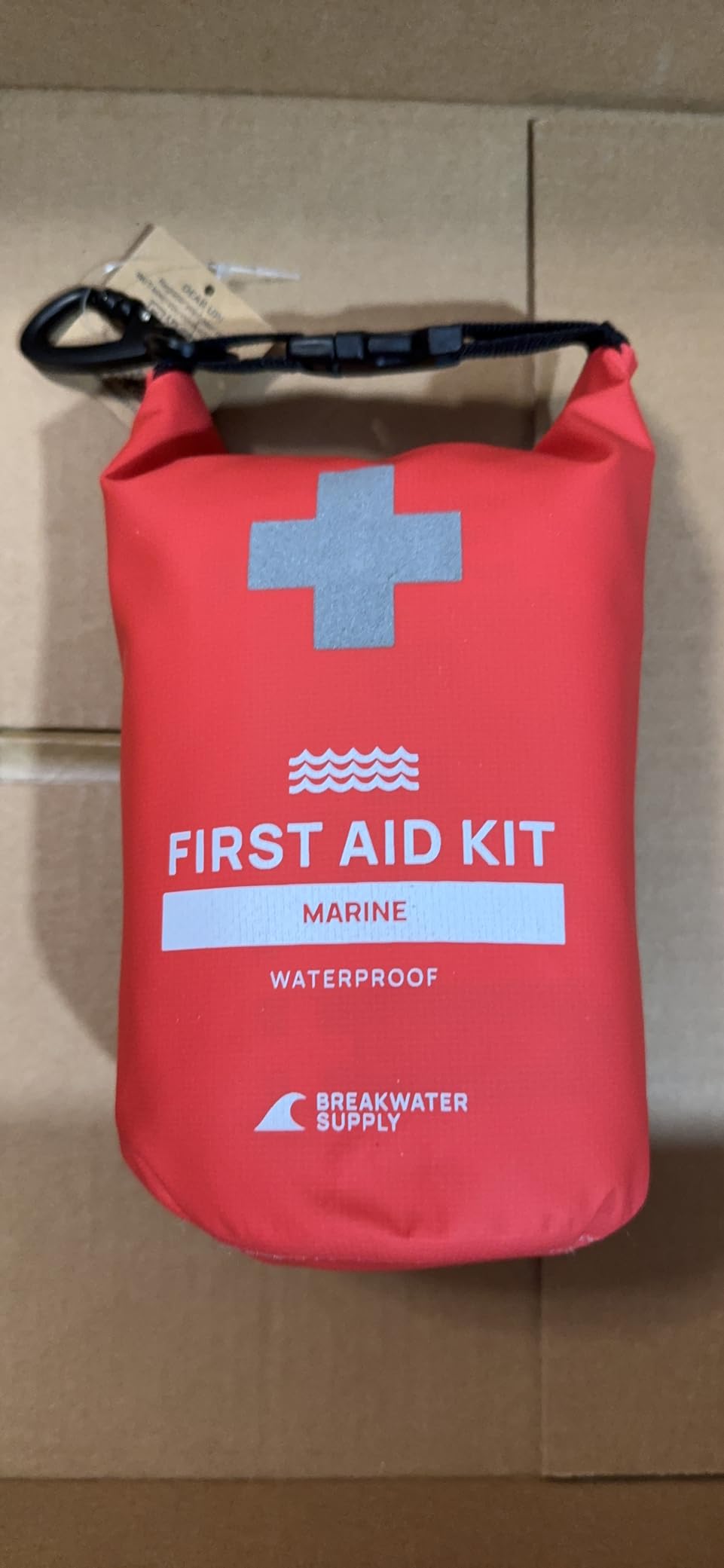 Breakwater Supply Waterproof Marine First Aid Kit for Boat, 100 Piece, Red | Boat Safety Tool Kit, AFAK Emergency Supplies in Dry Bag, IFAK Trauma Kit, for Kayaking, Jet Ski, Fishing, Surfing, Sailing customer photo 1