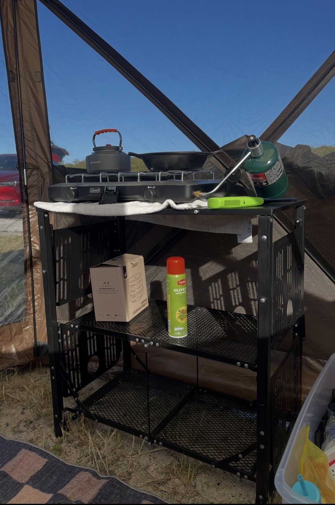 Coleman Triton 2-Burner Propane Stove, Portable Camping Cooktop customer photo 1