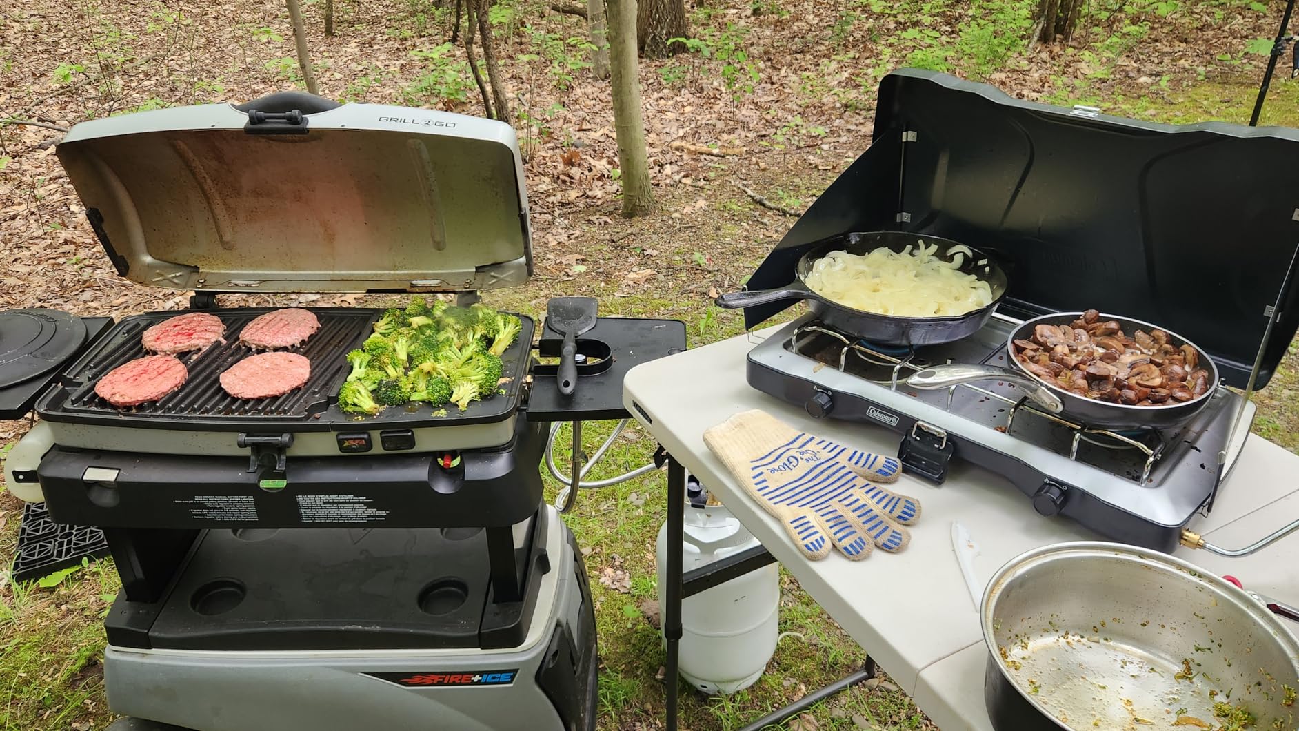 Coleman Triton 2-Burner Propane Stove, Portable Camping Cooktop customer photo 2