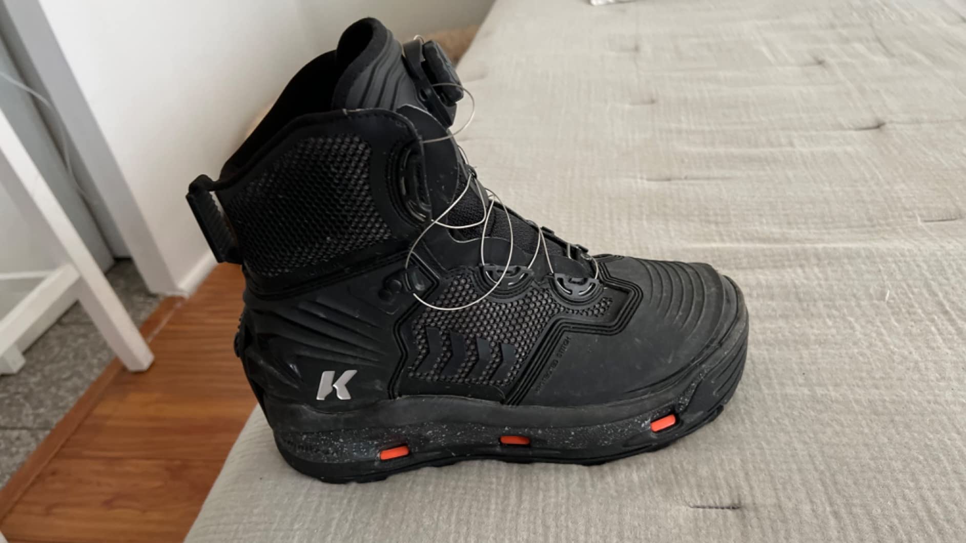 Korkers River Ops Boa Wading Boots - Guide-Caliber Performance with BOA - Includes Interchangeable Soles customer photo 1