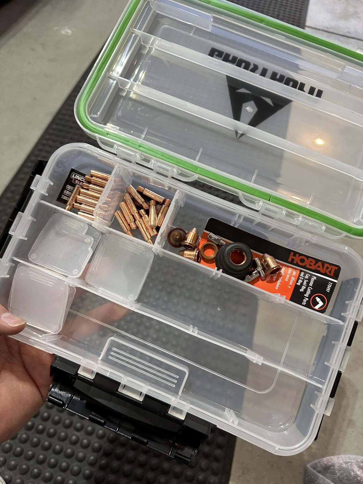 Ghosthorn Waterproof Fishing Tackle Box Organizer 3600 Lure Storage 1 Pack | Clear Tackle Organizer with Removable Dividers for Lures, Hooks and Fishing Gear Portable 3600/3700 Storage Boxes Trays customer photo 1