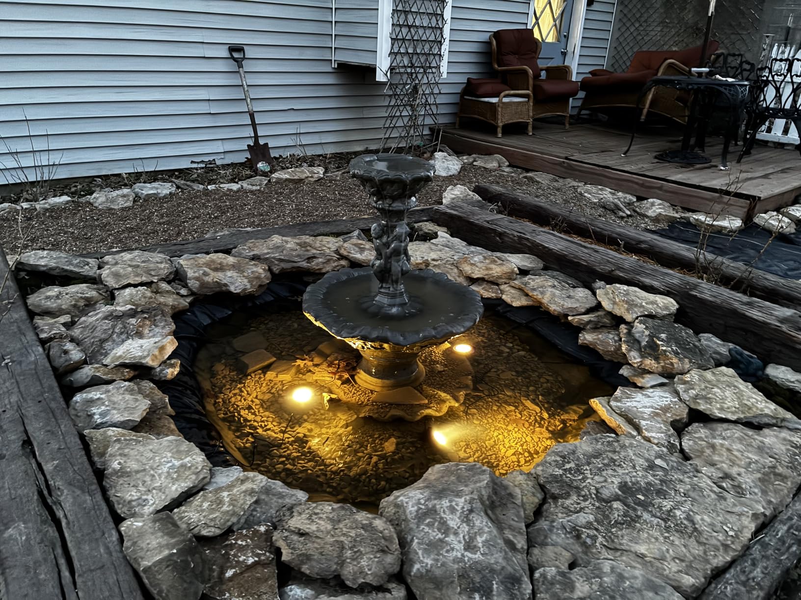 Solar Pond Lights, 18 LED Super Bright RGB LED Underwater Spotlights Color Changing Submersible Pond Light IP68 Waterproof Fountain Lights for Fish Aquarium Tank Garden Yard Pool (5-in-1) customer photo 1