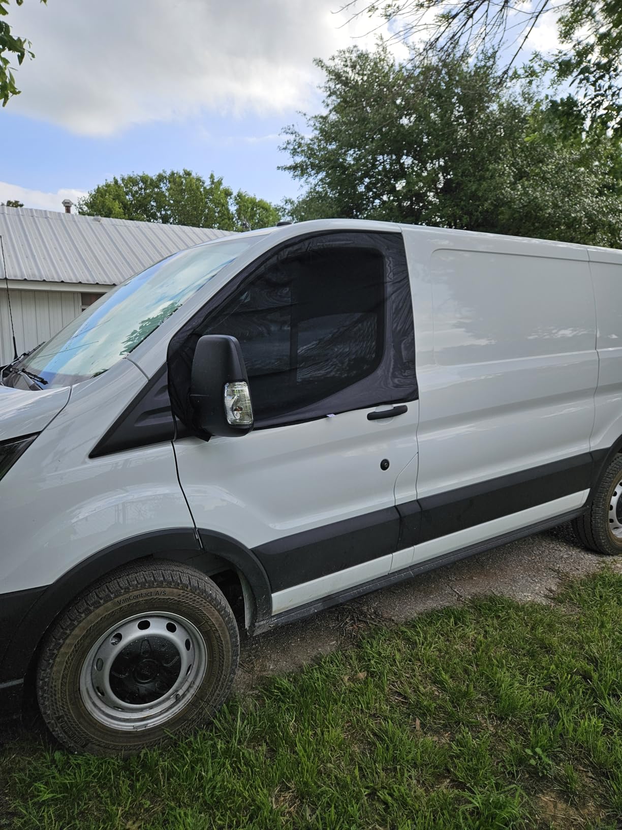 Living in a Bubble Magnetic Bug Screen for Front Doors (Pair), Universal Size for Sprinter, Metris, Ford Transit, and Other Vans & Cars - Car Living Essentials & Van Life Accessories customer photo 2