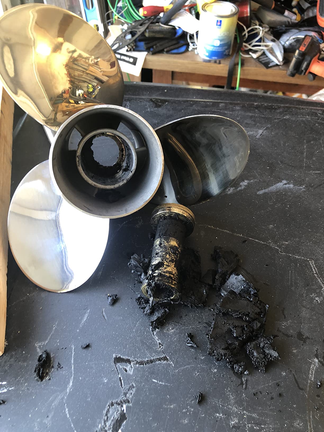 Upgrade Stainless Steel Outboard Boat Propeller for Mercury Engines 40-60HP, 13 Tooth, RH customer photo 1