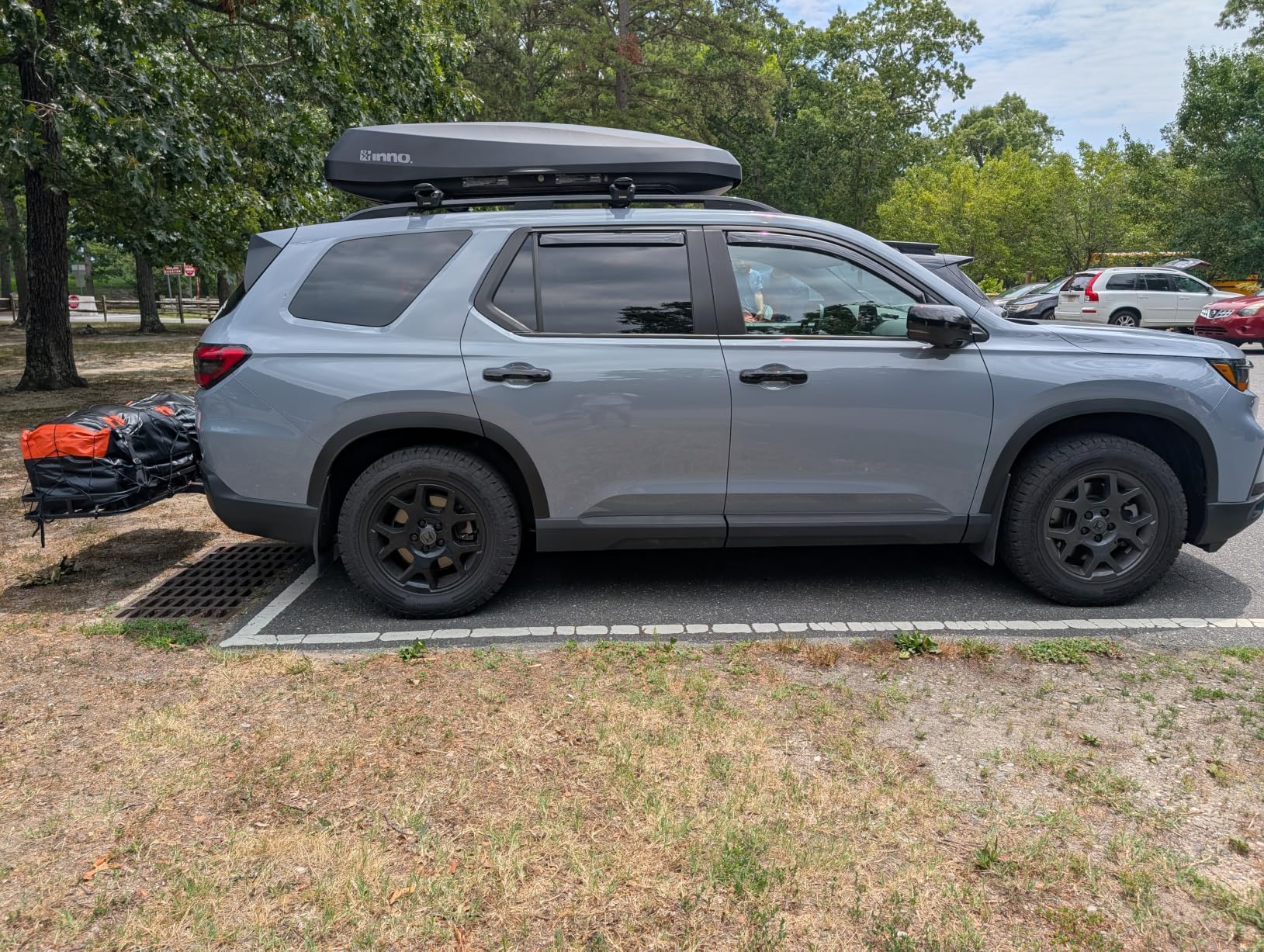WEIZE Folding Hitch Mount Cargo Carrier Basket 60