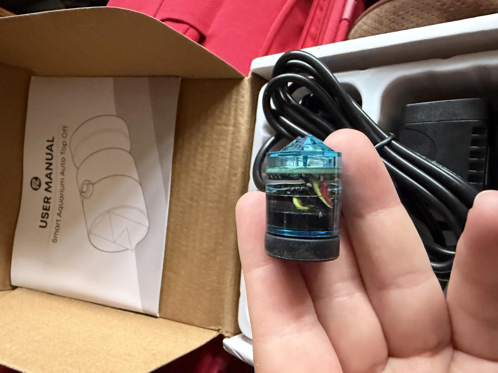 FZONE ATO System for Saltwater Aquarium, Auto Top Off with Dual Optical Sensors for Reef and Freshwater Tanks (Green) customer photo 1